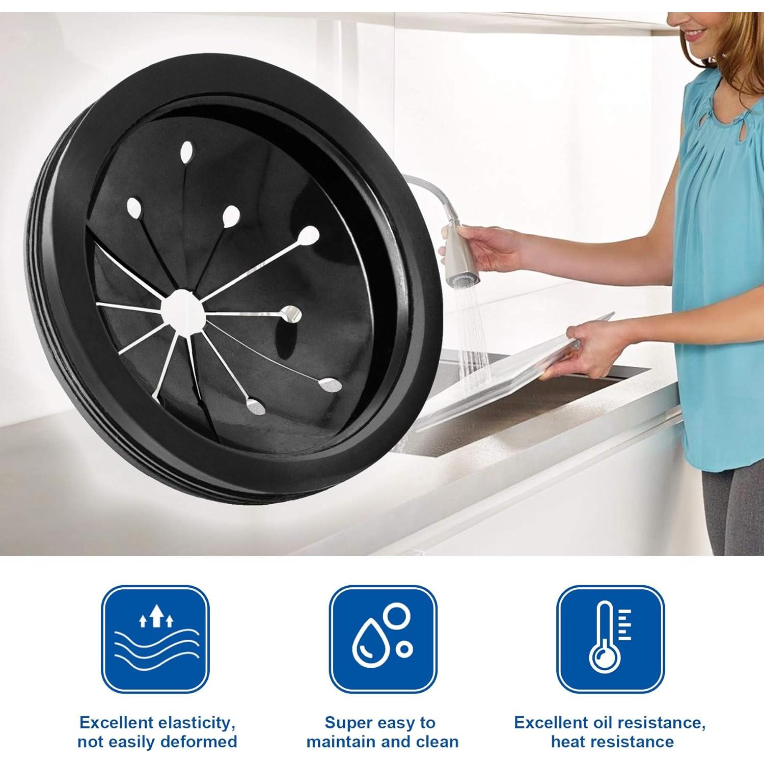 Collar de Guardia contra Salpicaduras CLEESINK 3.1" Negro