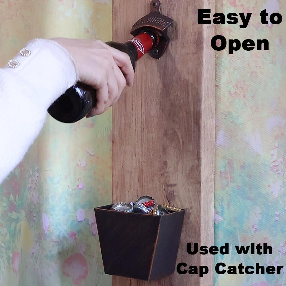 Abrebotellas de Hierro Fundido HAIICEN Montaje en Pared Cobre Antiguo