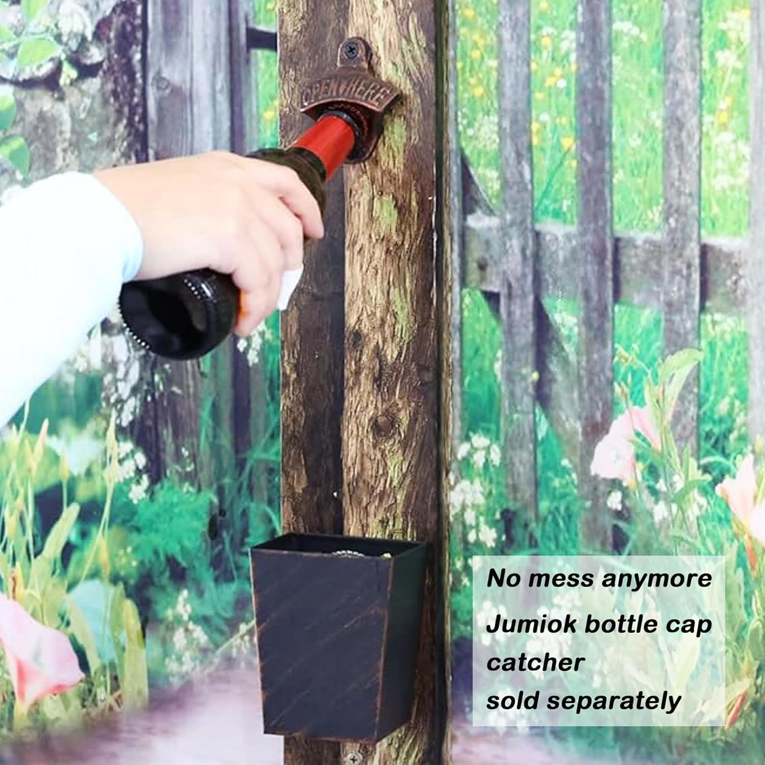 Abrebotellas de Pared Jumiok de Hierro Fundido Cobre Antiguo