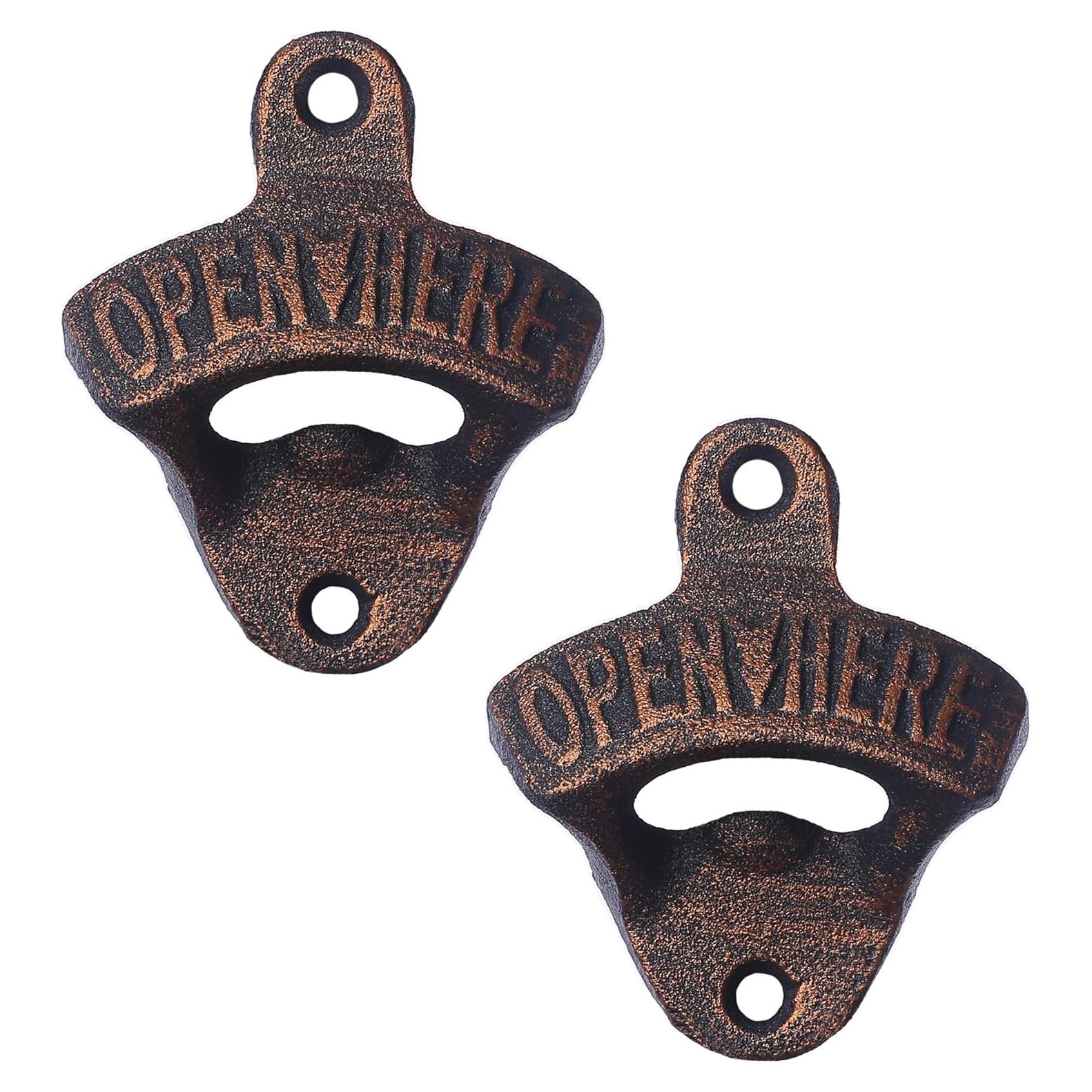 Abrebotellas de Cerveza Jumiok de Hierro Fundido - 2 Piezas