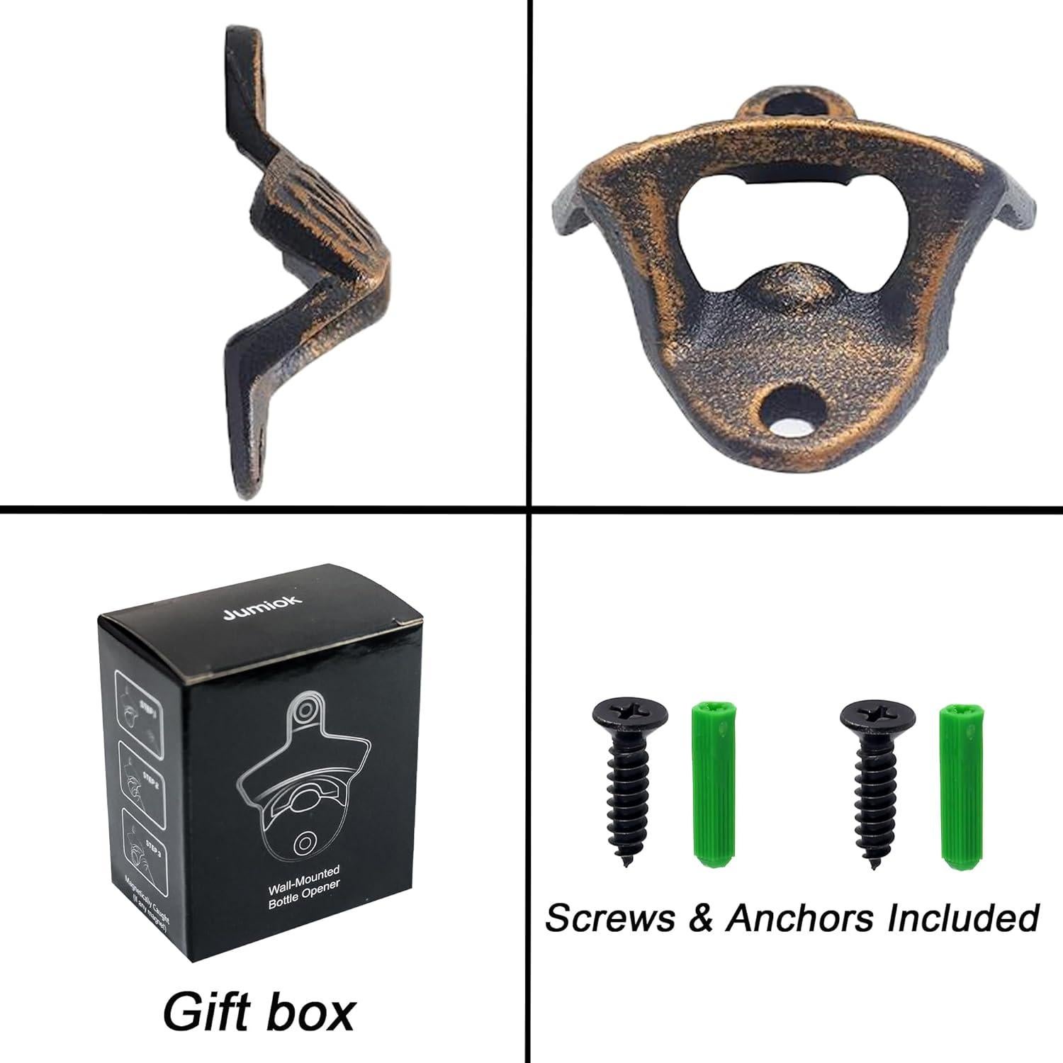 Abrebotellas de Cerveza Jumiok de Hierro Fundido - 2 Piezas