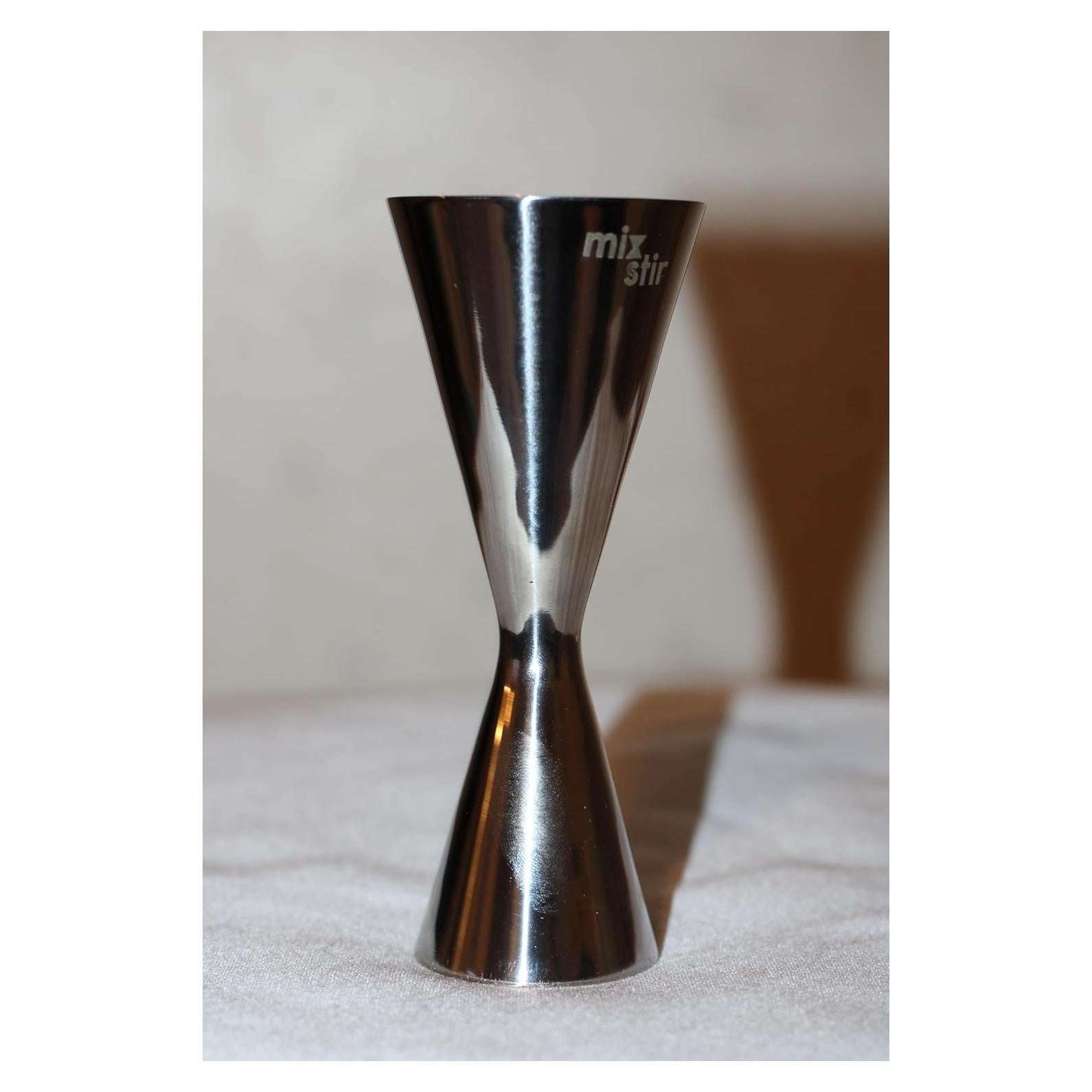 Jigger de cóctel profesional Mix&Stir 60 ml/30 ml acero inoxidable
