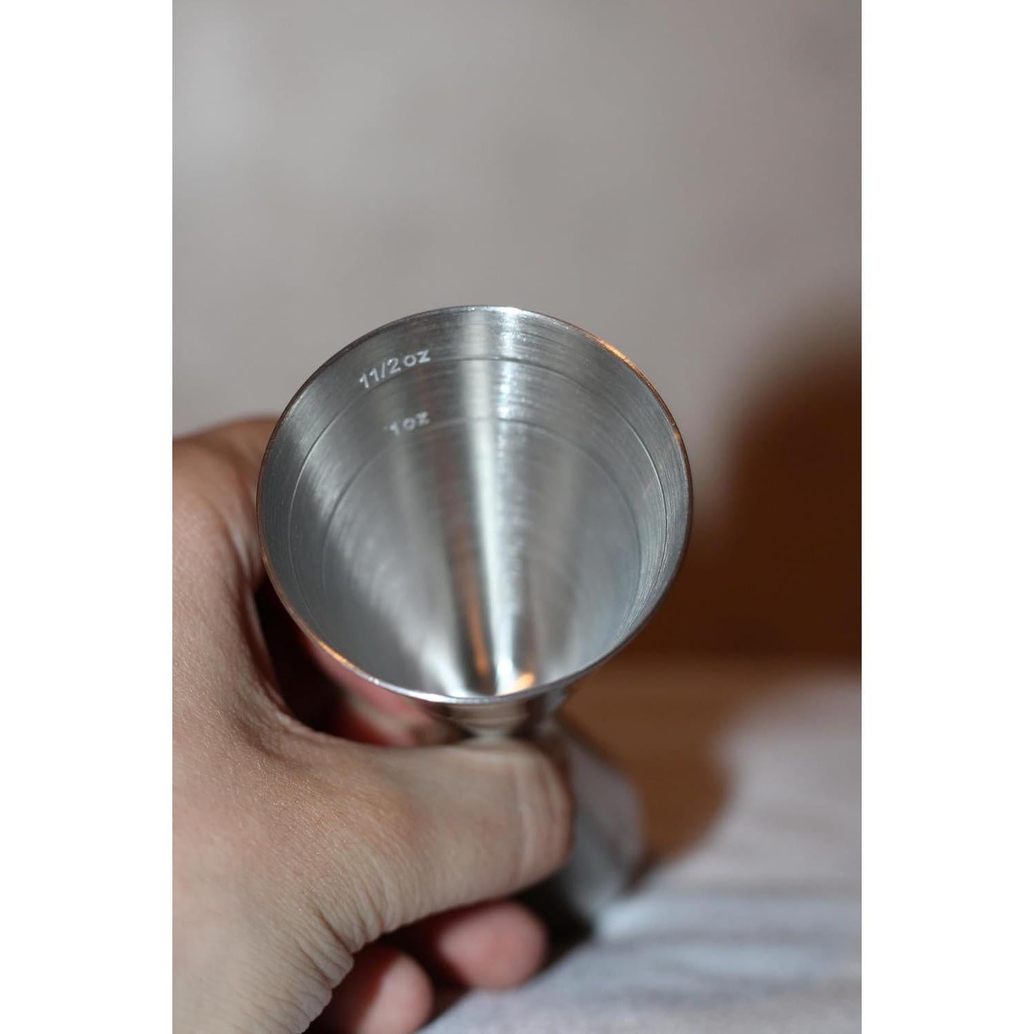 Jigger de cóctel profesional Mix&Stir 60 ml/30 ml acero inoxidable