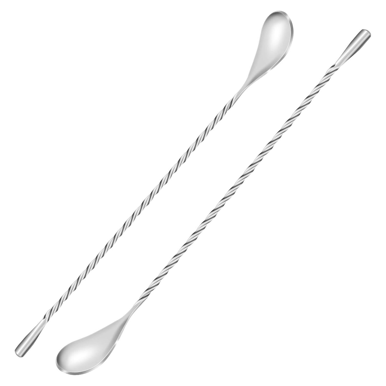 Cuchara de Mezcla Larga Acero Inoxidable 30.48 cm 2 Pcs