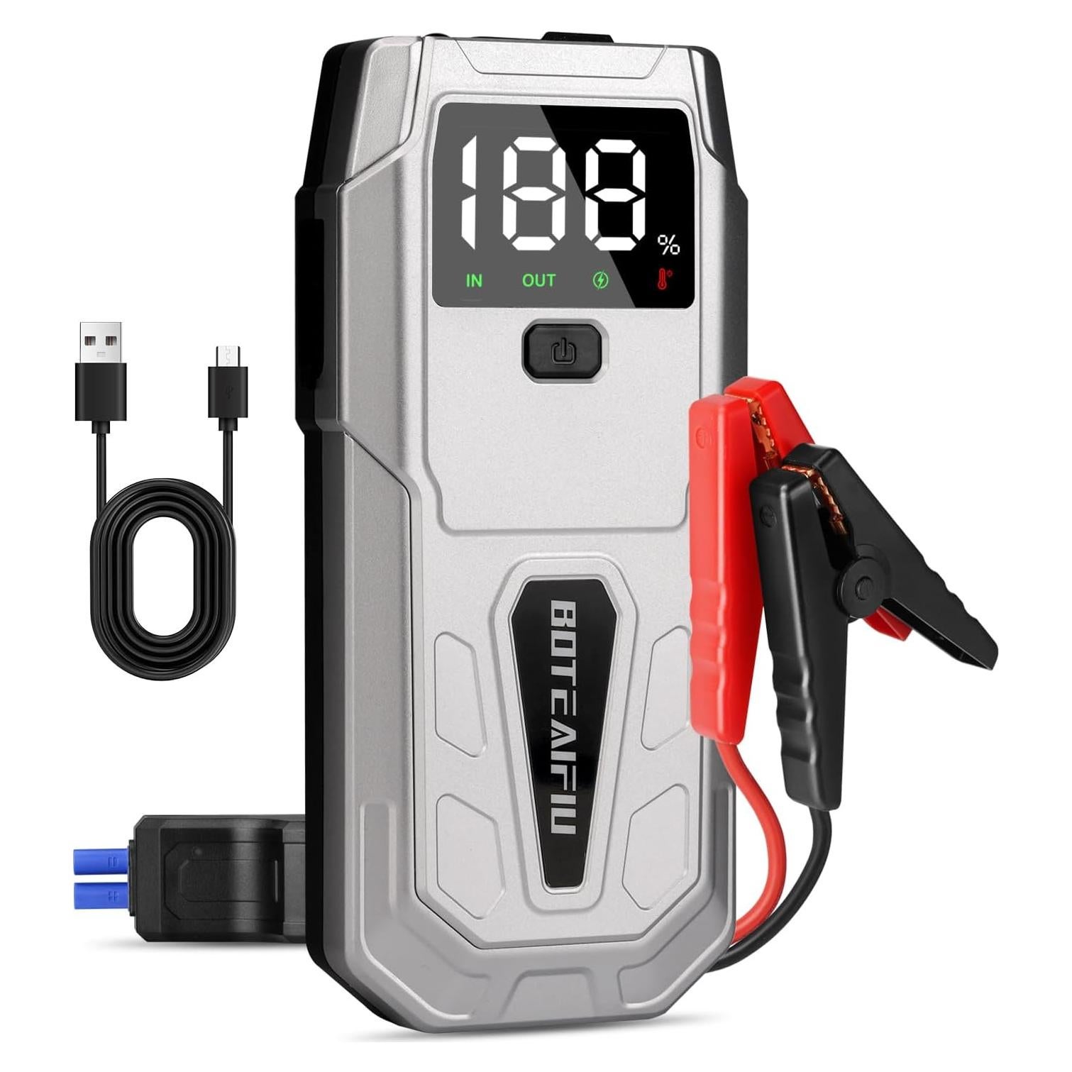 Booster de Batería 5000A BOTEAIFIU BU02 con Pantalla LCD