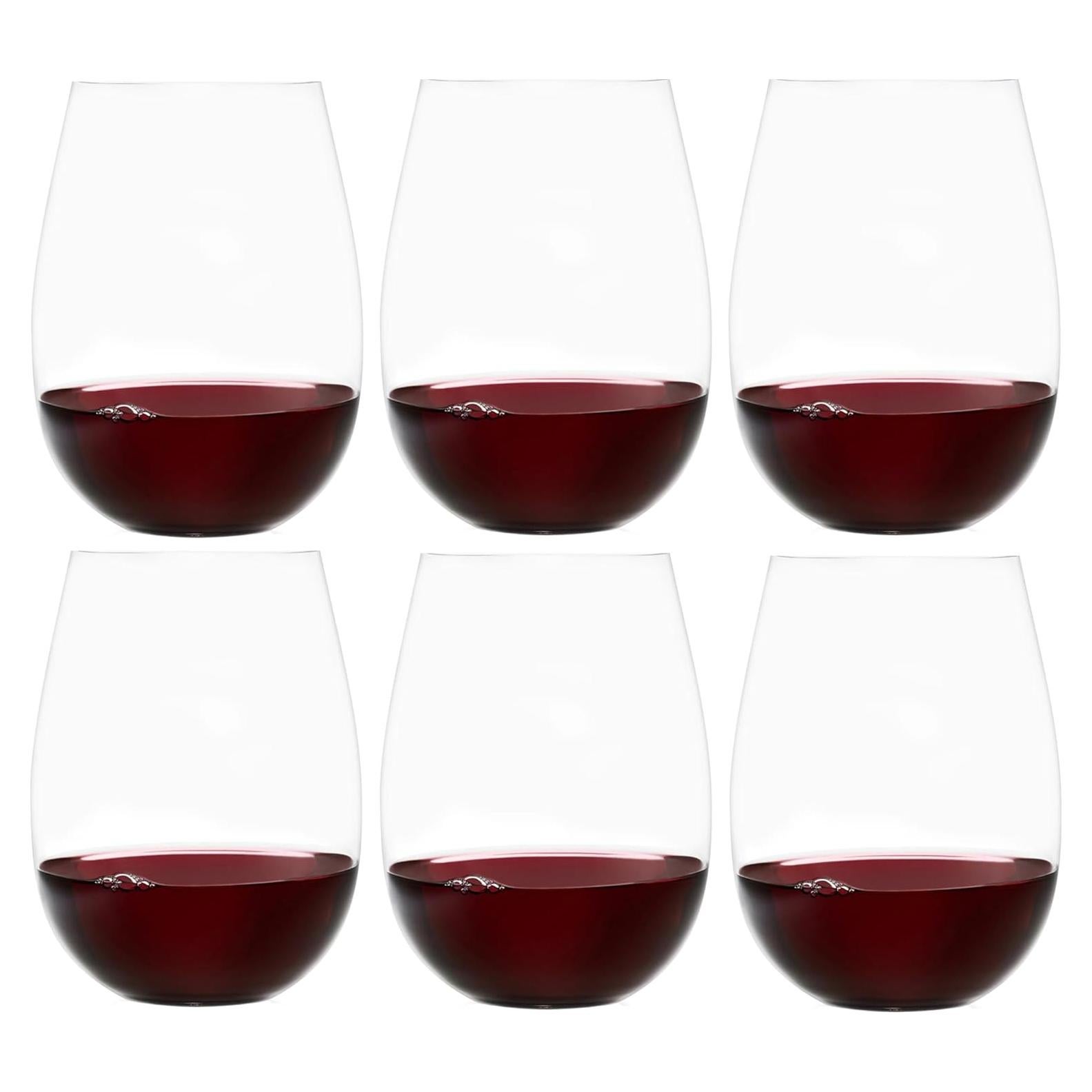 Set de 6 Copas de Vino Sin Tallo Ravenscroft 500 ml - Cristal Europeo