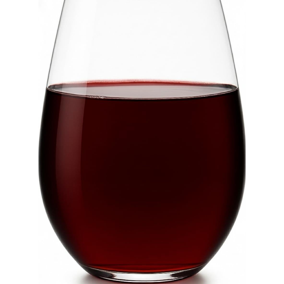 Set de 6 Copas de Vino Sin Tallo Ravenscroft 500 ml - Cristal Europeo