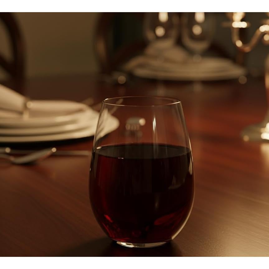 Set de 6 Copas de Vino Sin Tallo Ravenscroft 500 ml - Cristal Europeo