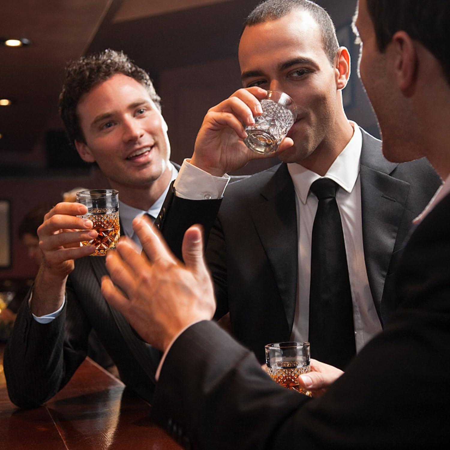 Juego de 6 Vasos de Disparo Paysky 2oz Cristal Base Pesada