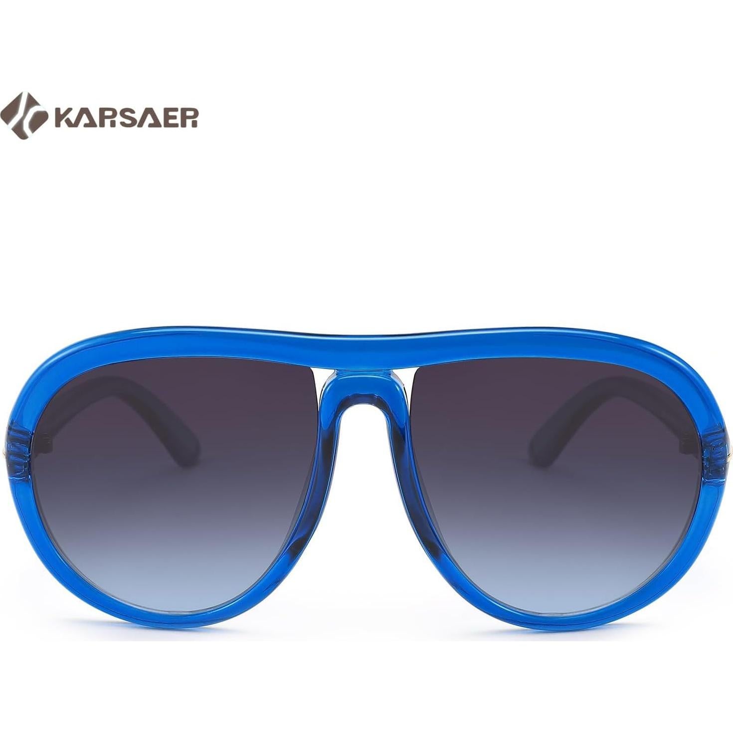 Gafas de sol aviador Karsaer unisex 60mm protección UV