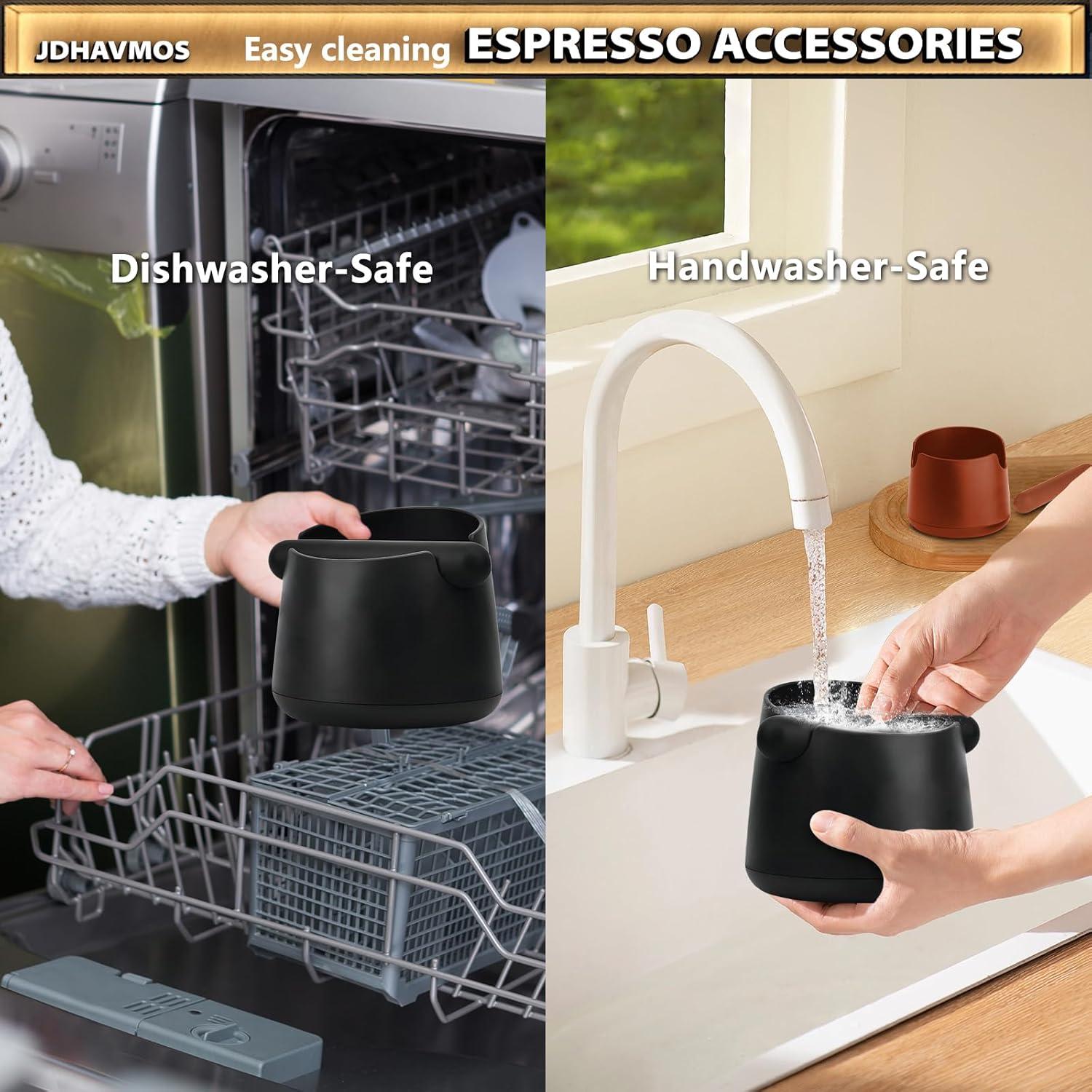 Caja de Golpe Espresso JDHAVMOS con Toalla Barista Negra