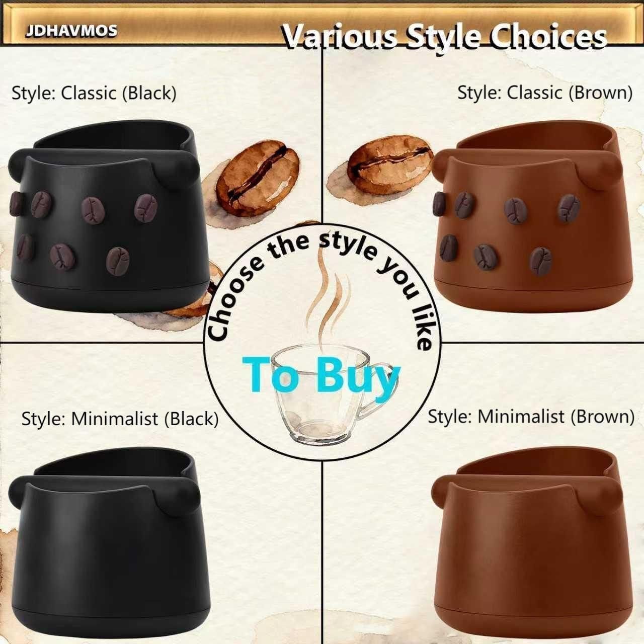 Caja de Golpe Espresso JDHAVMOS con Toalla Barista Negra