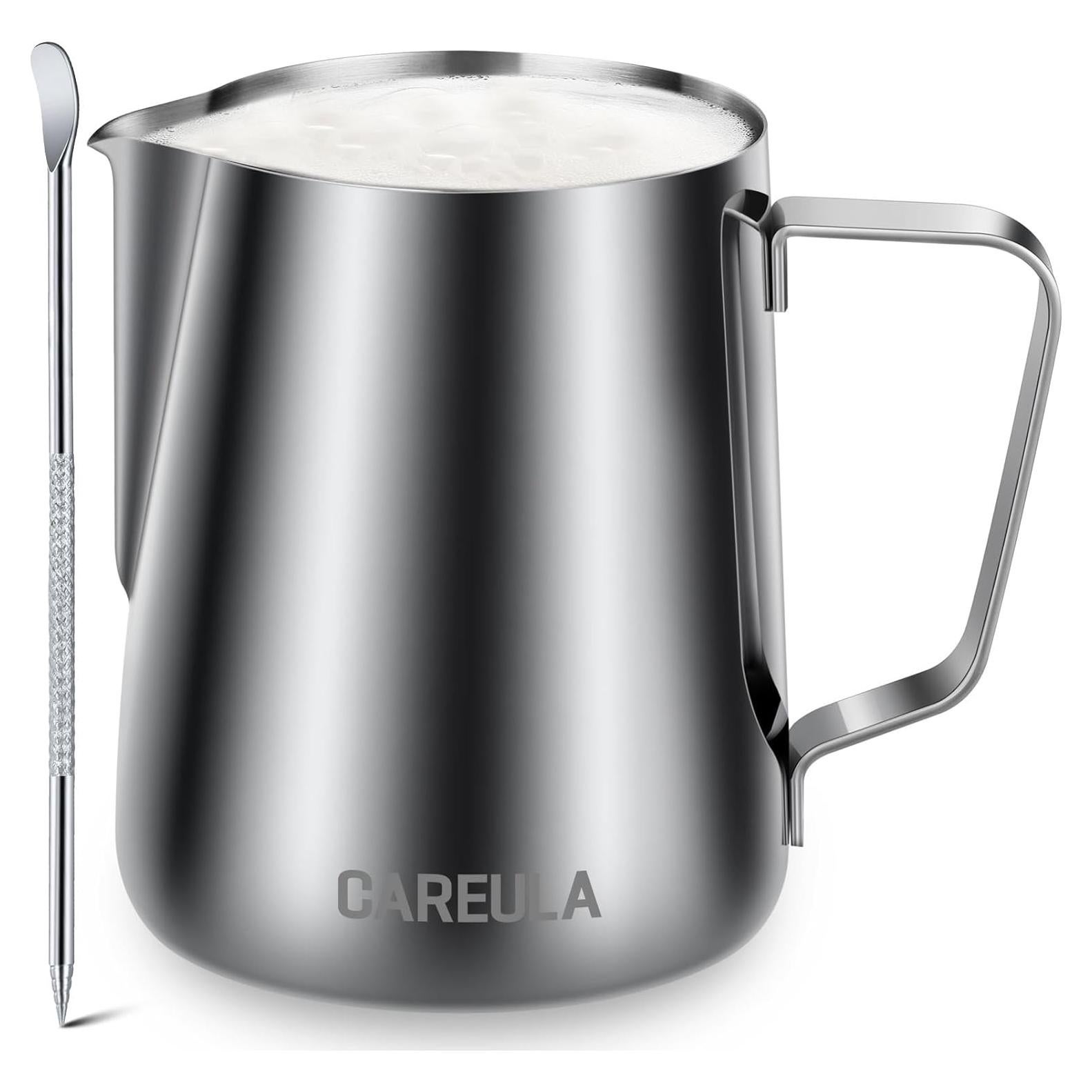 Jarra Espumadora de Leche Careula 12oz Acero Inoxidable