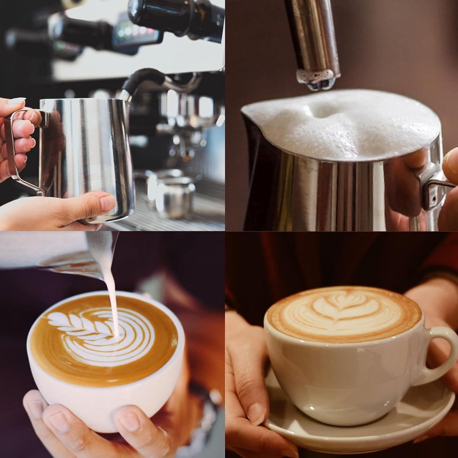 Jarra Espumadora de Leche Careula 12oz Acero Inoxidable