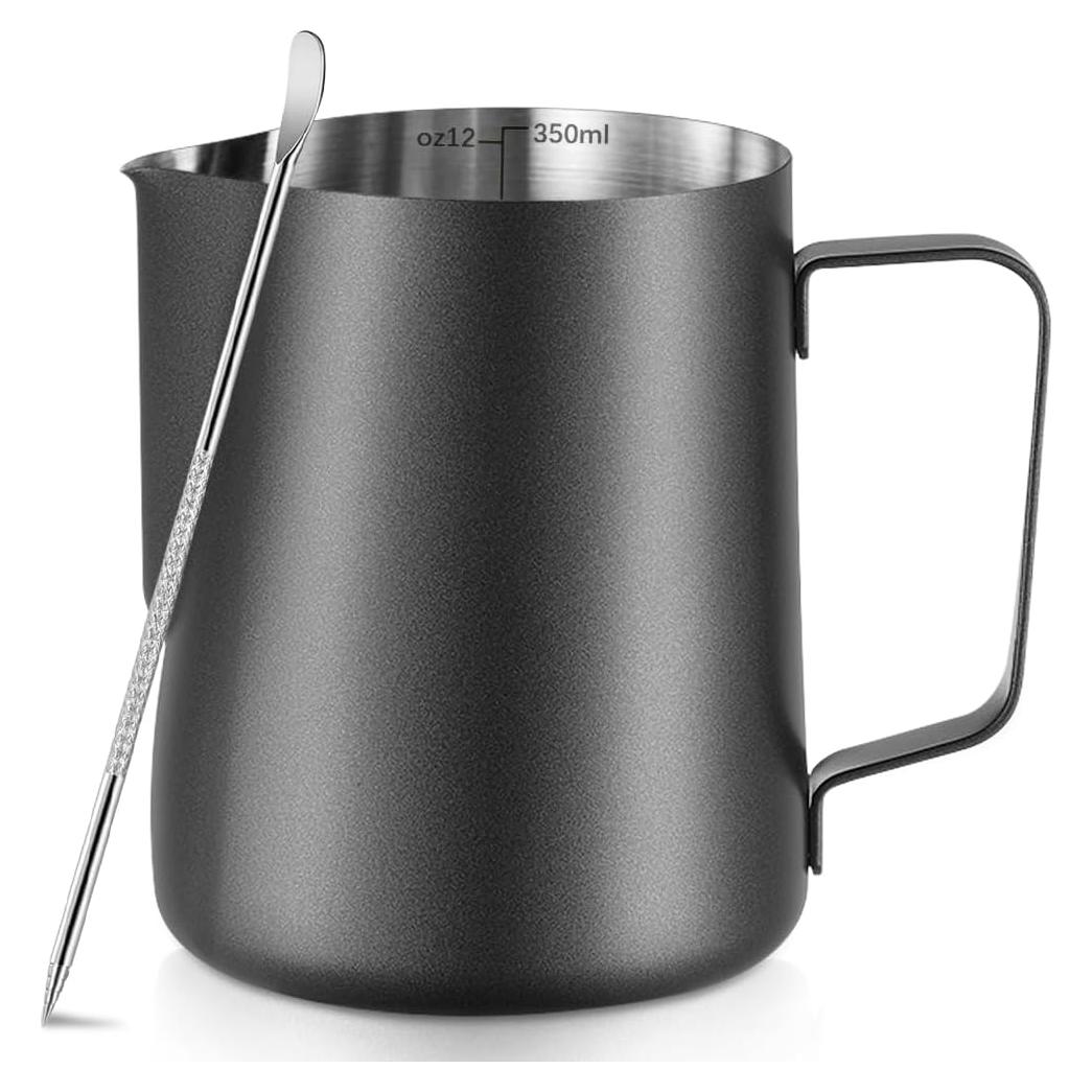 Jarra Espumadora de Leche NewGF 350 ml Acero Inoxidable