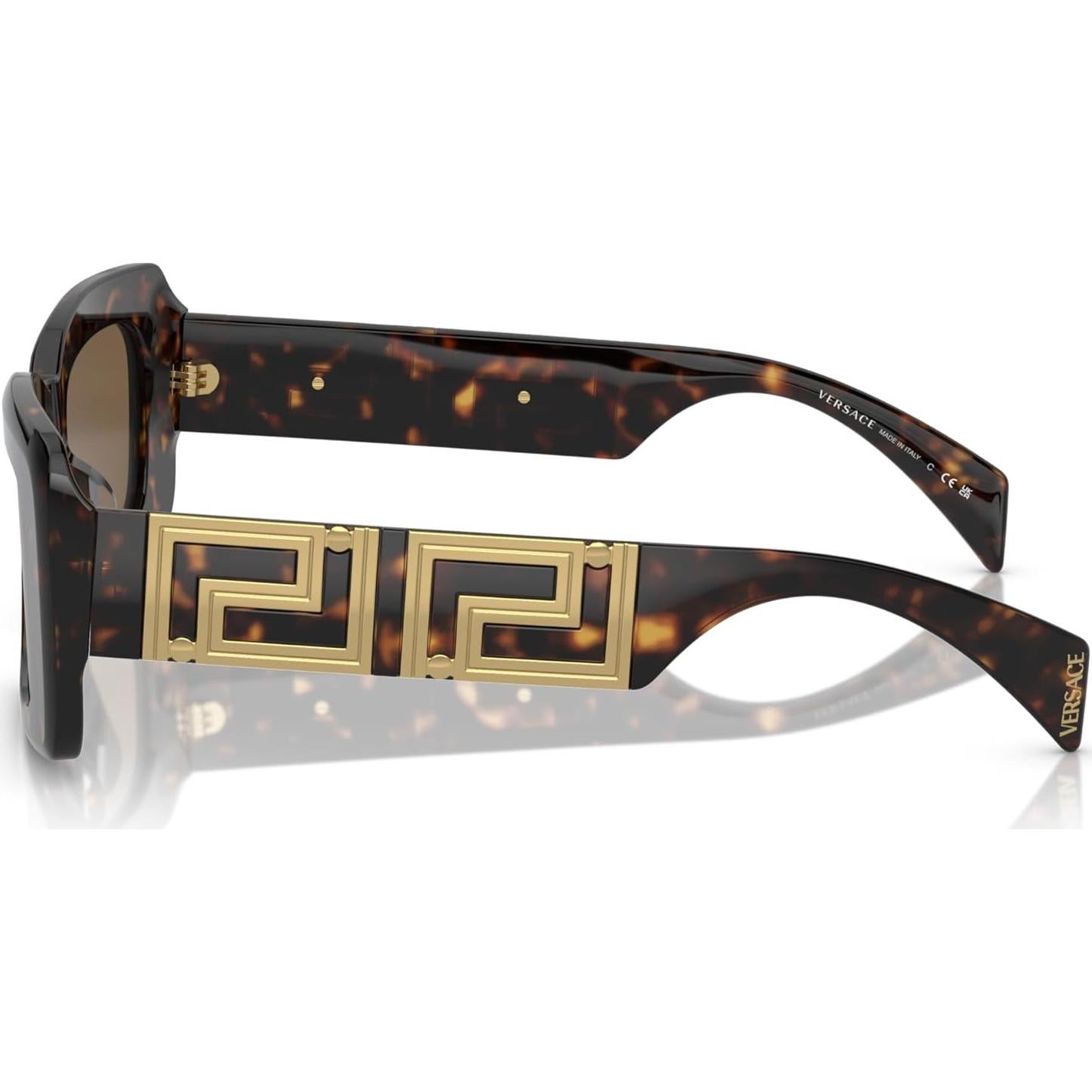 Gafas de sol Versace Mujer Marco Negro Lentes Grises 54mm