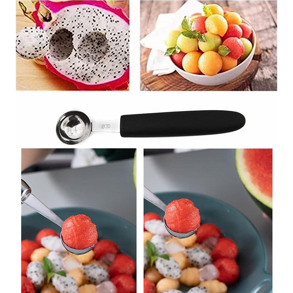 Cuchara sacabolas de melón Ebonee de acero inoxidable 15.3cm
