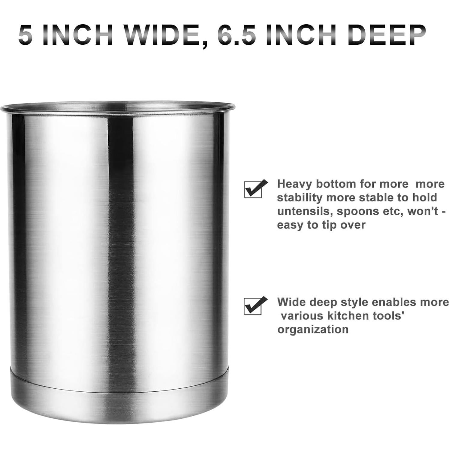 Soporte de Utensilios de Cocina Ksendalo Acero Inoxidable 16.5 cm