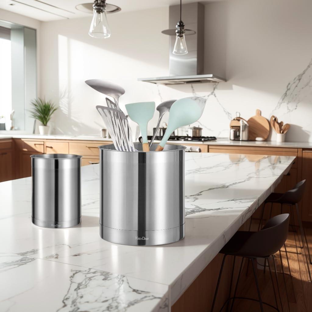 Soporte de Utensilios de Cocina Ksendalo Acero Inoxidable 16.5 cm