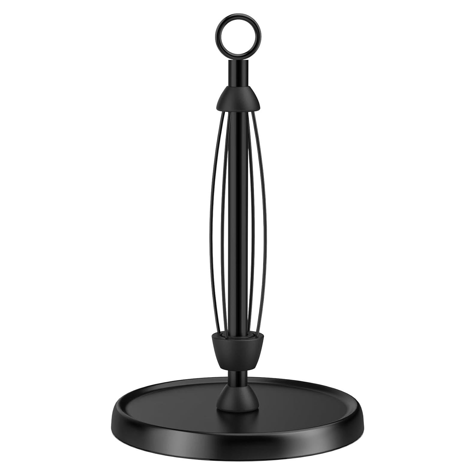 Soporte de Toallas de Papel HZE Negro Acero Inoxidable 33.8 cm