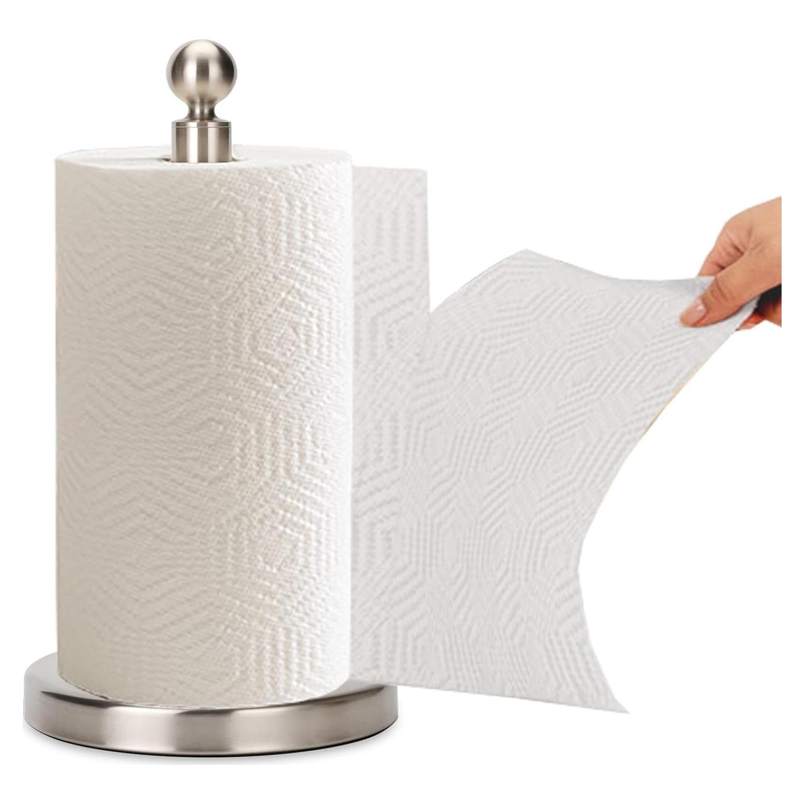 Soporte de Toallas de Papel Kalitro Acero Inoxidable Níquel Cepillado