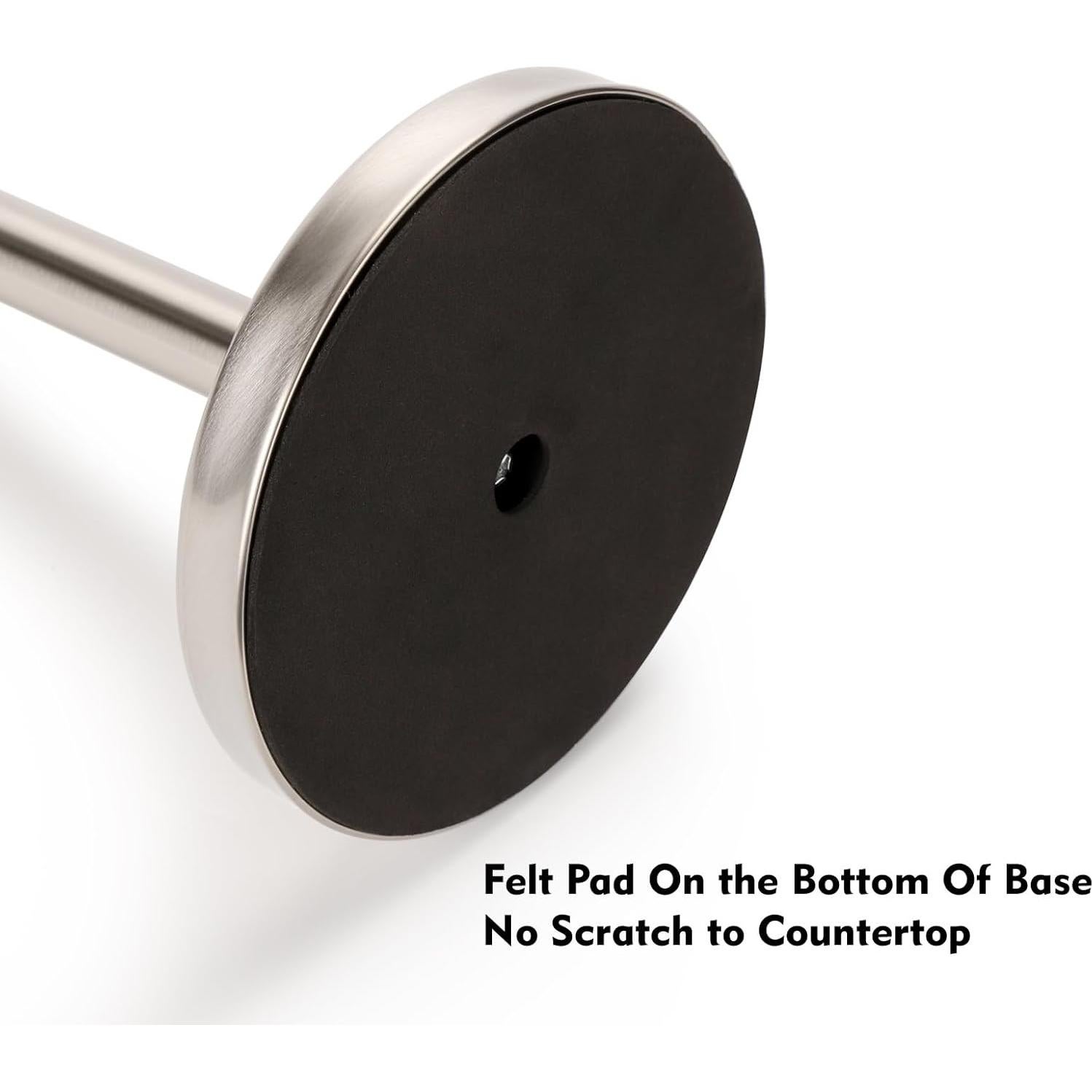 Soporte de Toallas de Papel Kalitro Acero Inoxidable Níquel Cepillado