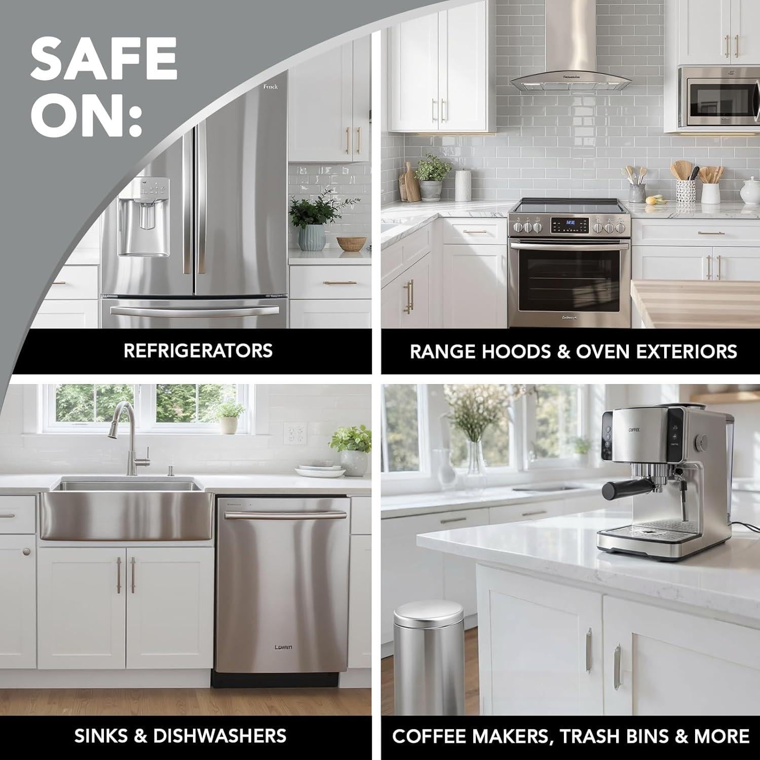 Toallitas Limpiadoras Weiman para Acero Inoxidable - 30 Unidades