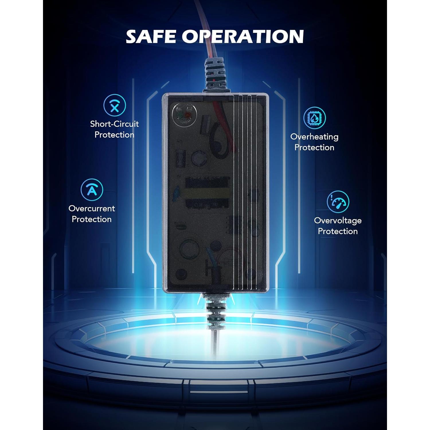 Cargador 12V Orion Motor Tech con Carga Inteligente 3 Etapas