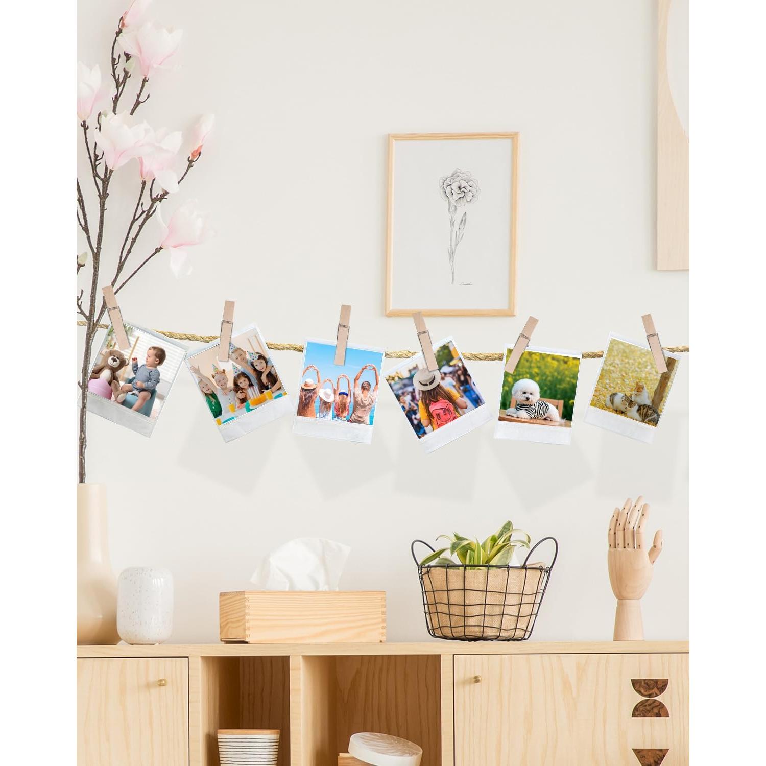 Paquete de 100 Pinzas de Madera DUIJINYU 7.37 cm Resistentes