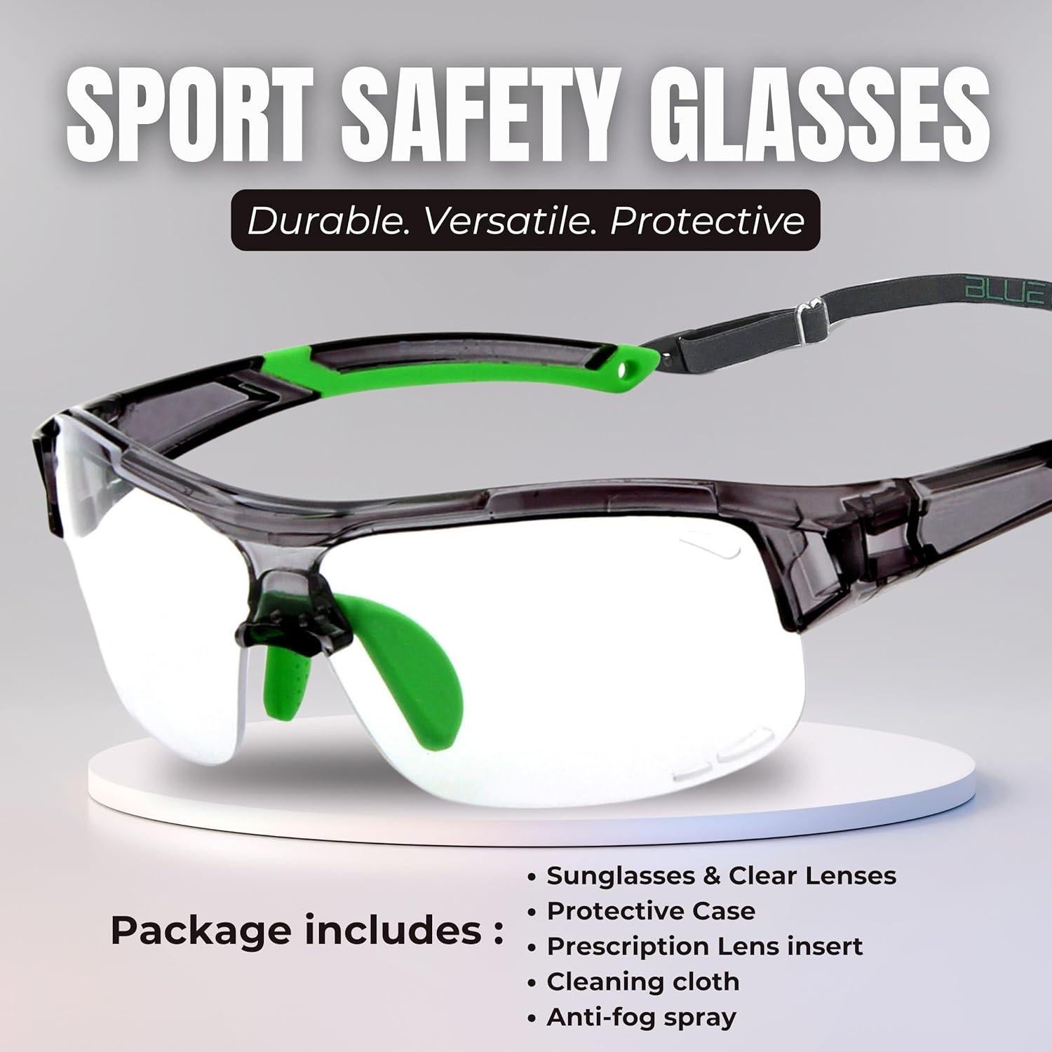 Gafas de Seguridad Deportivas BLUE CUT con Lentes Intercambiables