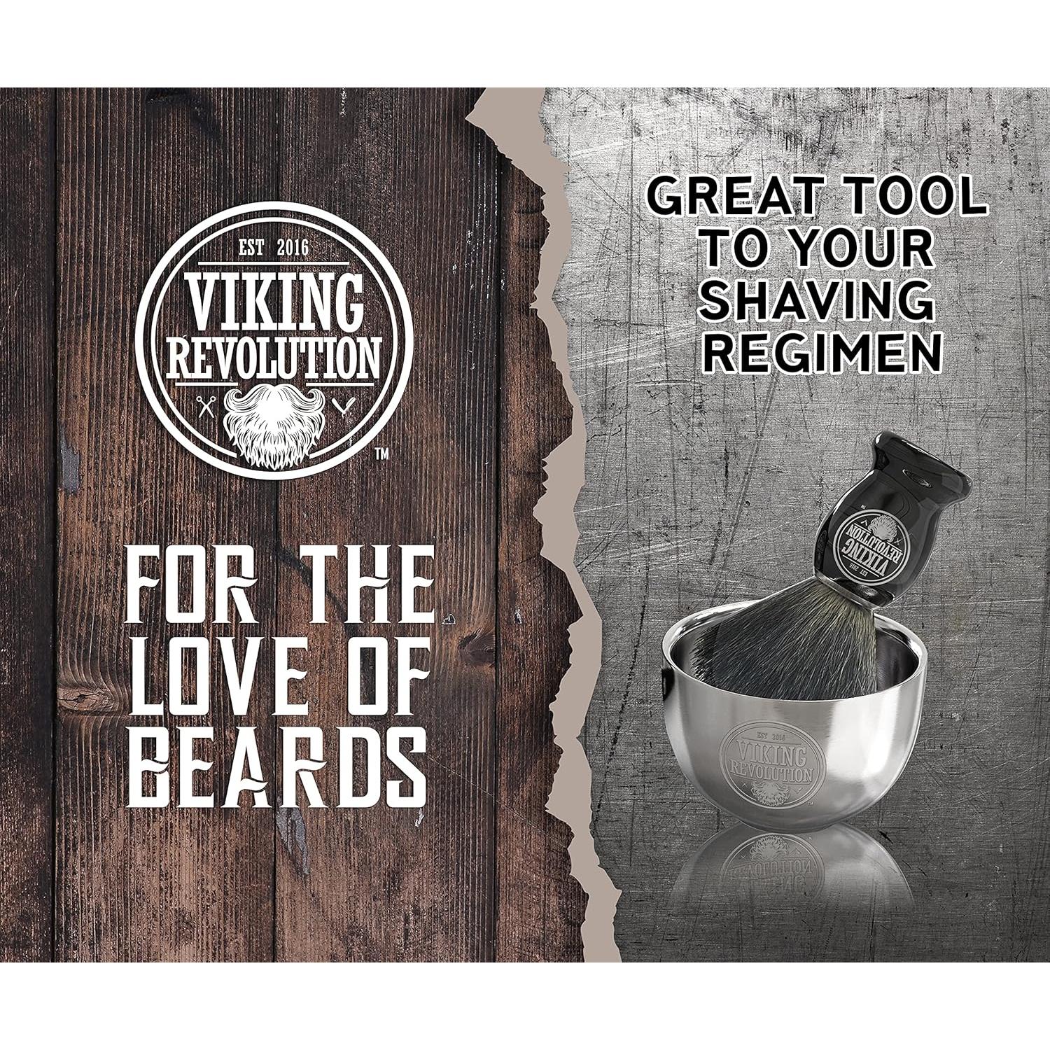 Tazón de Afeitar Acero Inoxidable Viking Revolution 8.13 cm