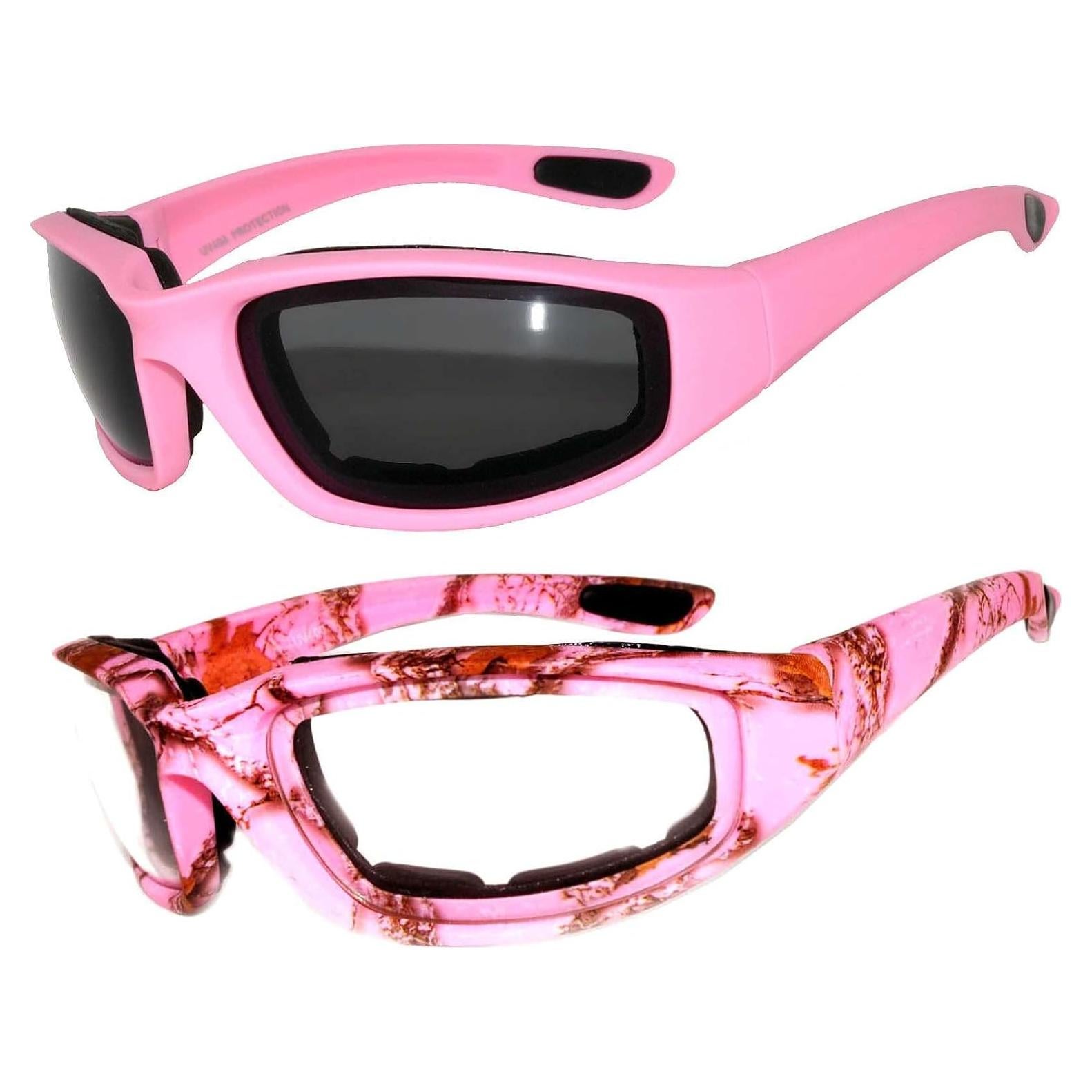 Gafas de sol deportivas UV400 para motocicleta - Paquete 2