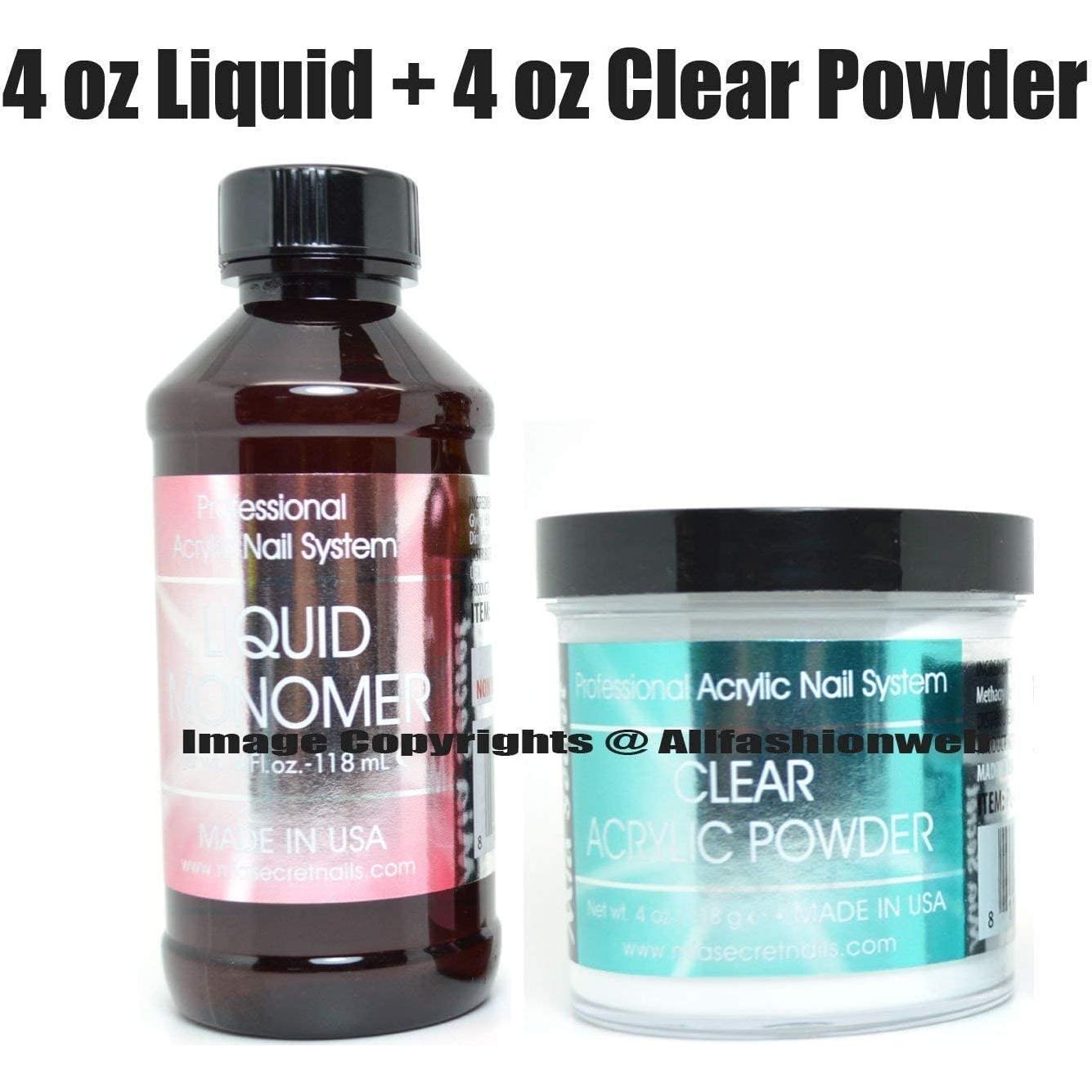 Kit de Uñas Acrílicas MIA SECRET 118ml Monómero y Polvo