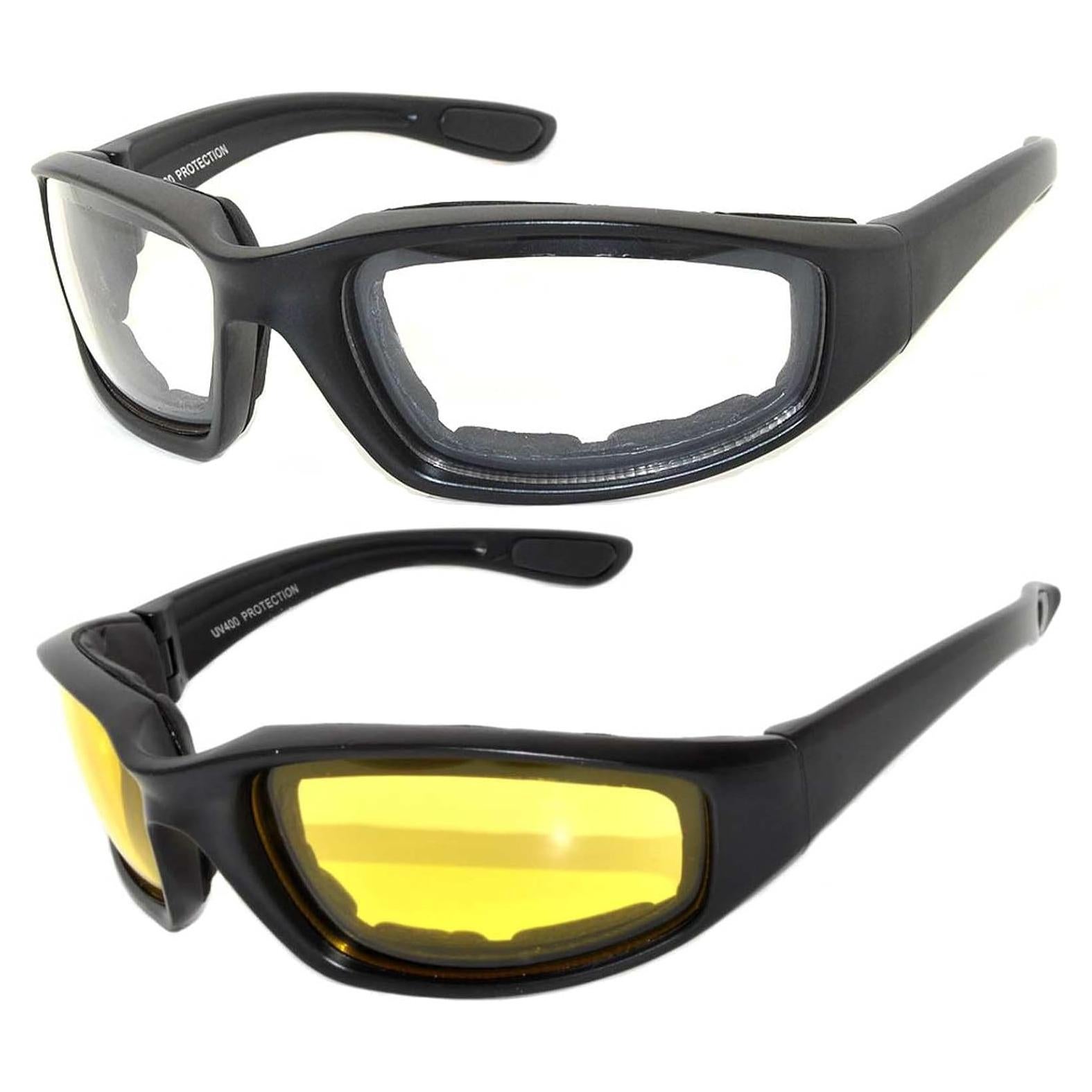 Gafas de sol deportivas UV400 para motocicleta - Paquete 2