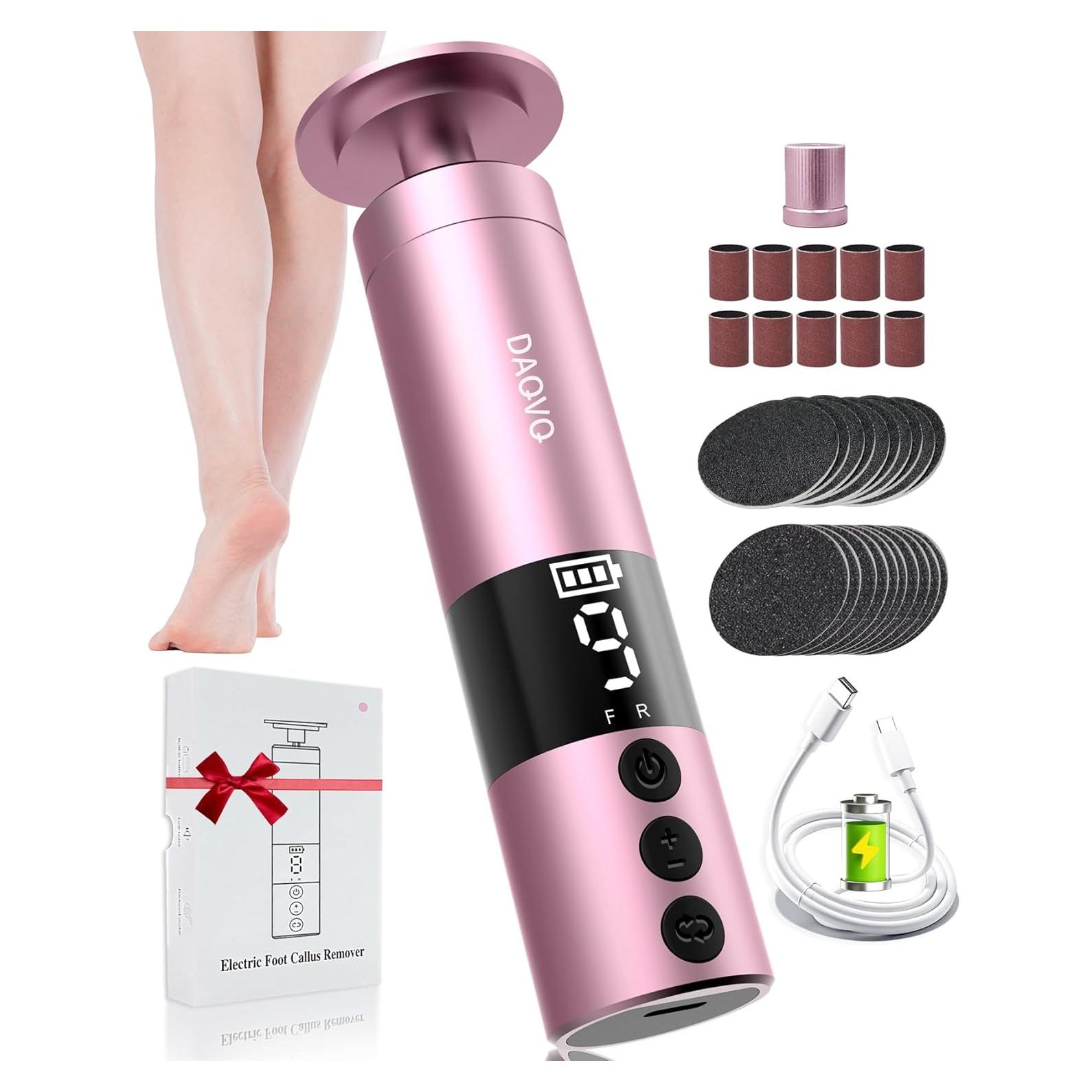 Removedor de Callos Eléctrico DAQVQ 2 en 1 Recargable USB