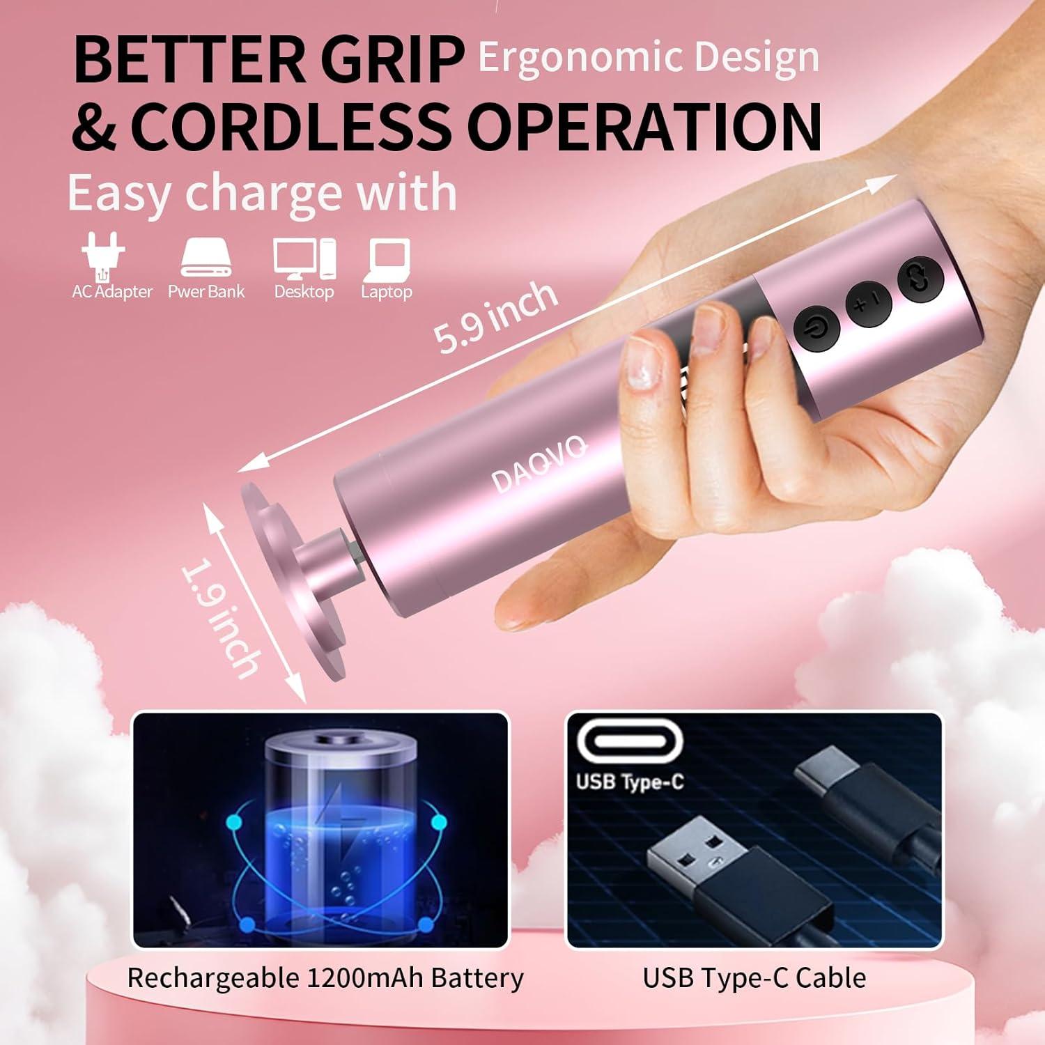 Removedor de Callos Eléctrico DAQVQ 2 en 1 Recargable USB