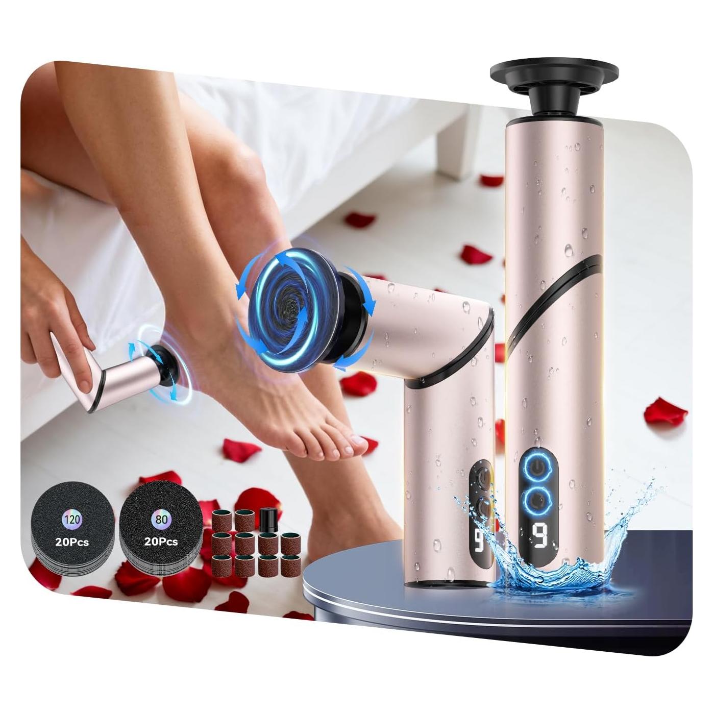 Removedor de Callos Eléctrico Juxujoin 5 en 1 Rosa