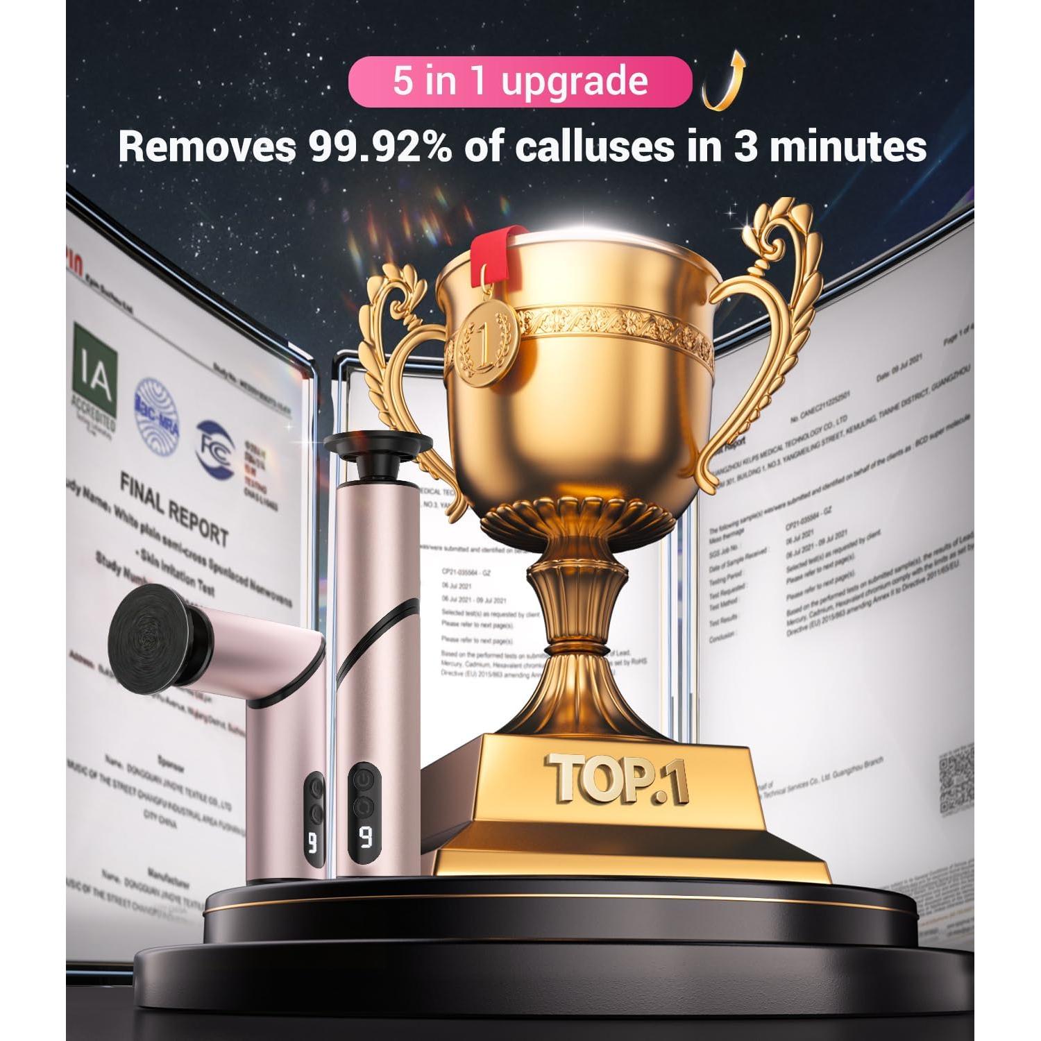 Removedor de Callos Eléctrico Juxujoin 5 en 1 Rosa