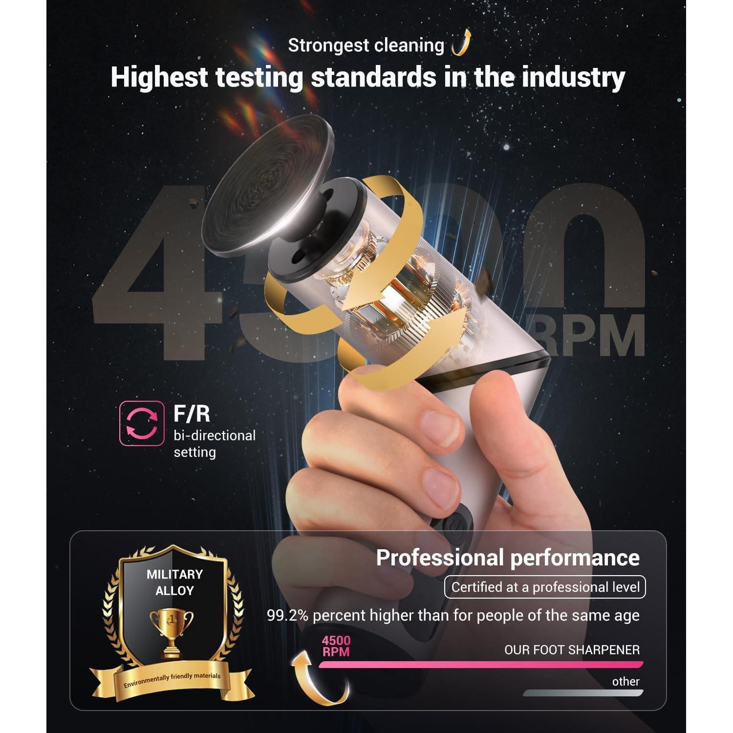 Removedor de Callos Eléctrico Juxujoin 5 en 1 Rosa