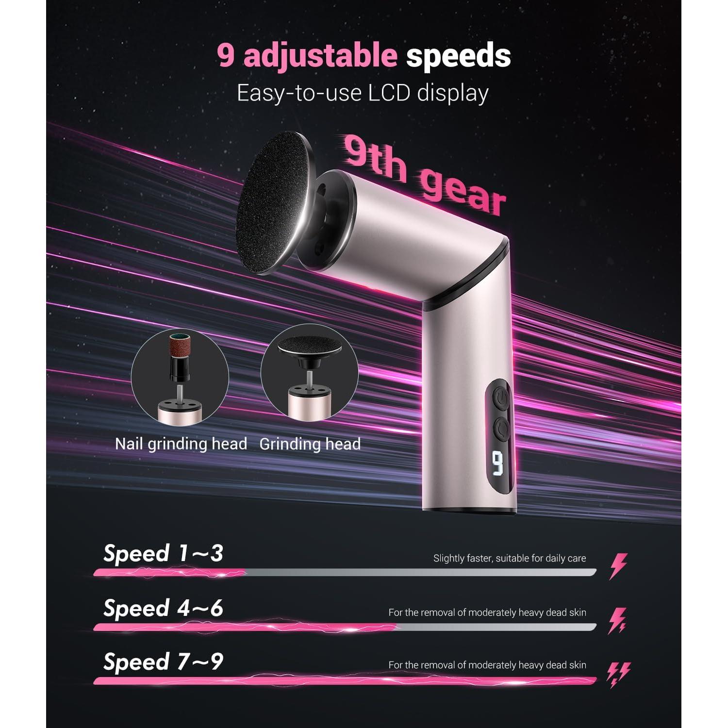 Removedor de Callos Eléctrico Juxujoin 5 en 1 Rosa