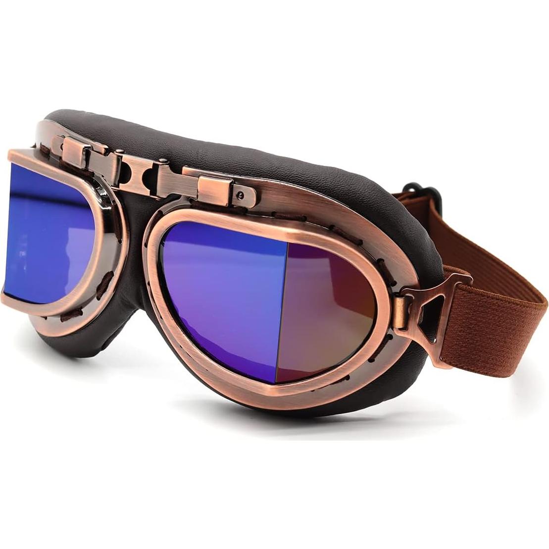 Gafas de piloto Kucehiup con lentes cobre y protección UV