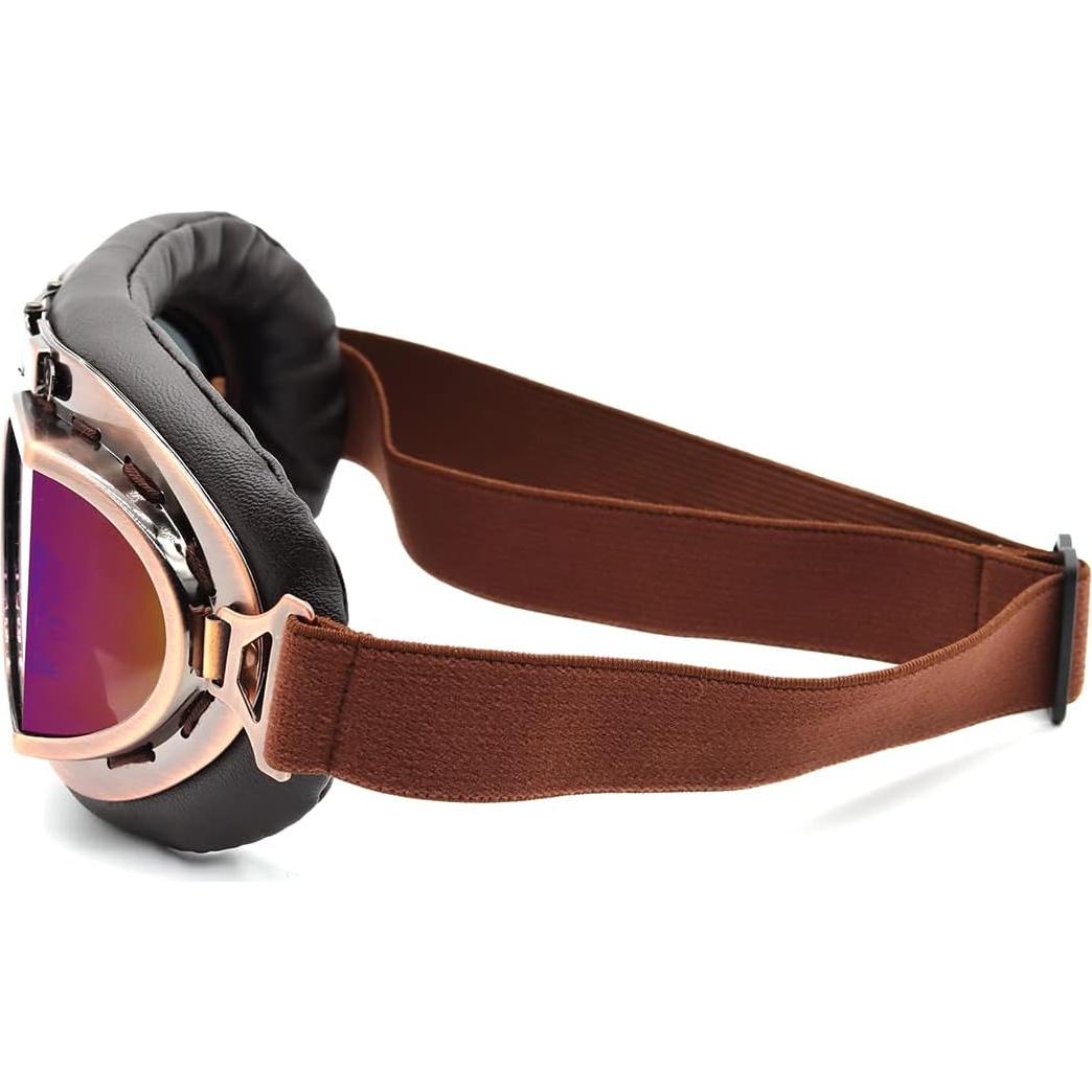 Gafas de piloto Kucehiup con lentes cobre y protección UV