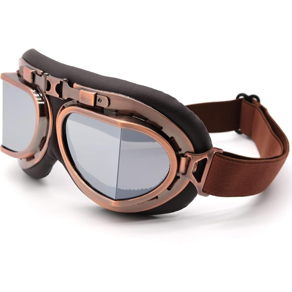 Gafas de piloto vintage Kucehiup UV protección y plegables