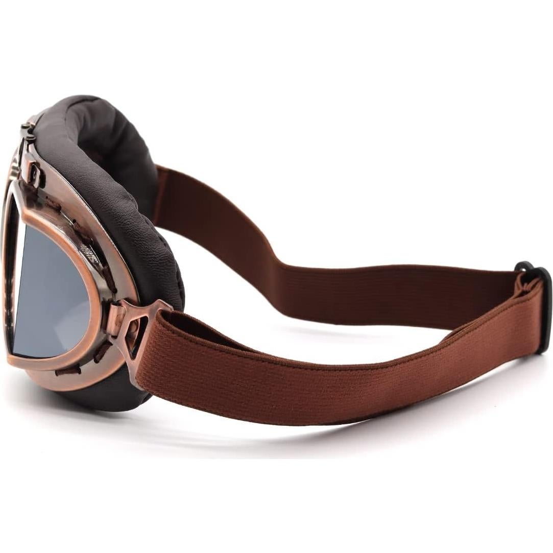 Gafas de piloto vintage Kucehiup UV protección y plegables