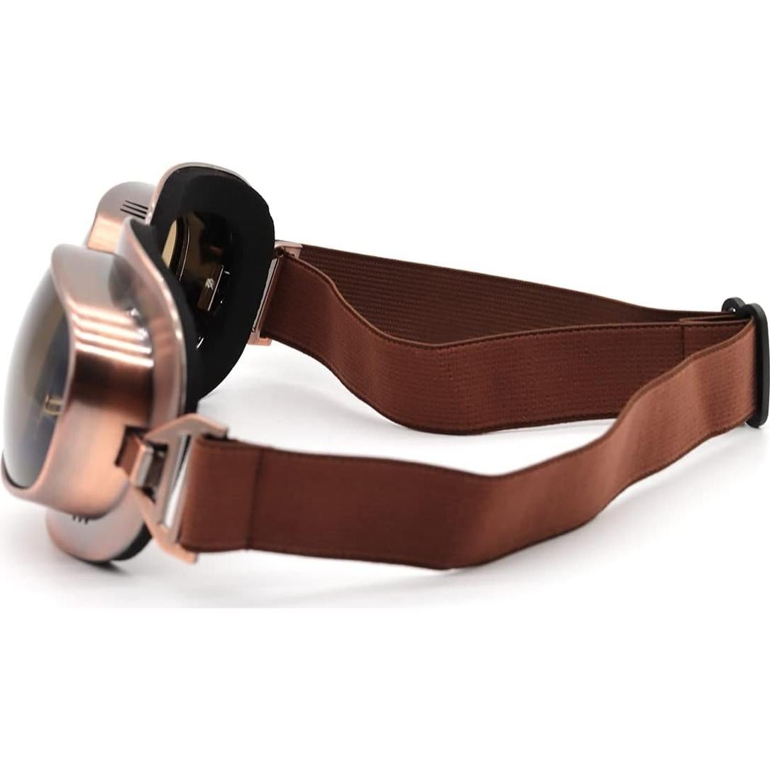 Gafas de piloto vintage Kucehiup UV protección y plegables