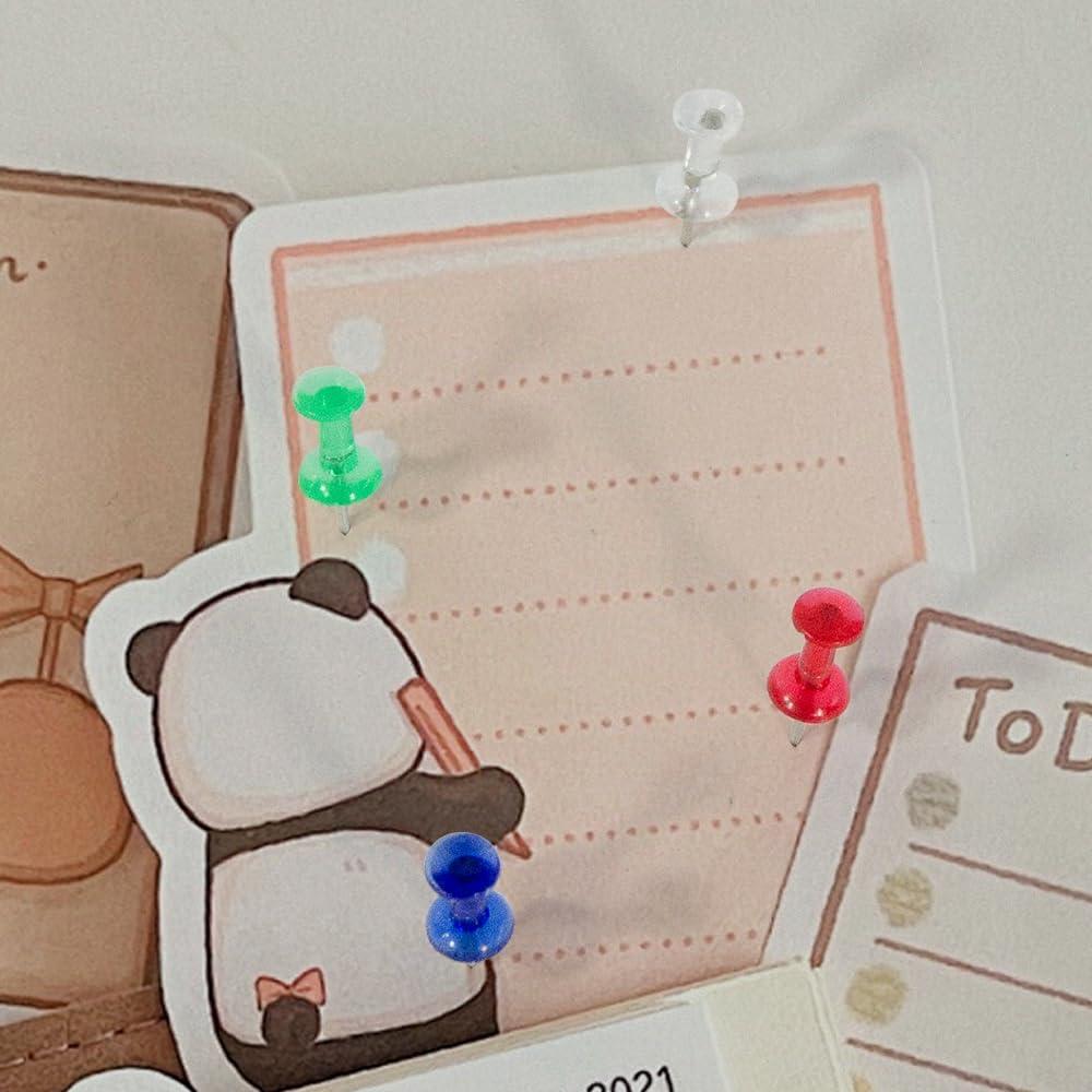 Chinchetas Transparentes Ruocce - Paquete de 100 Piezas