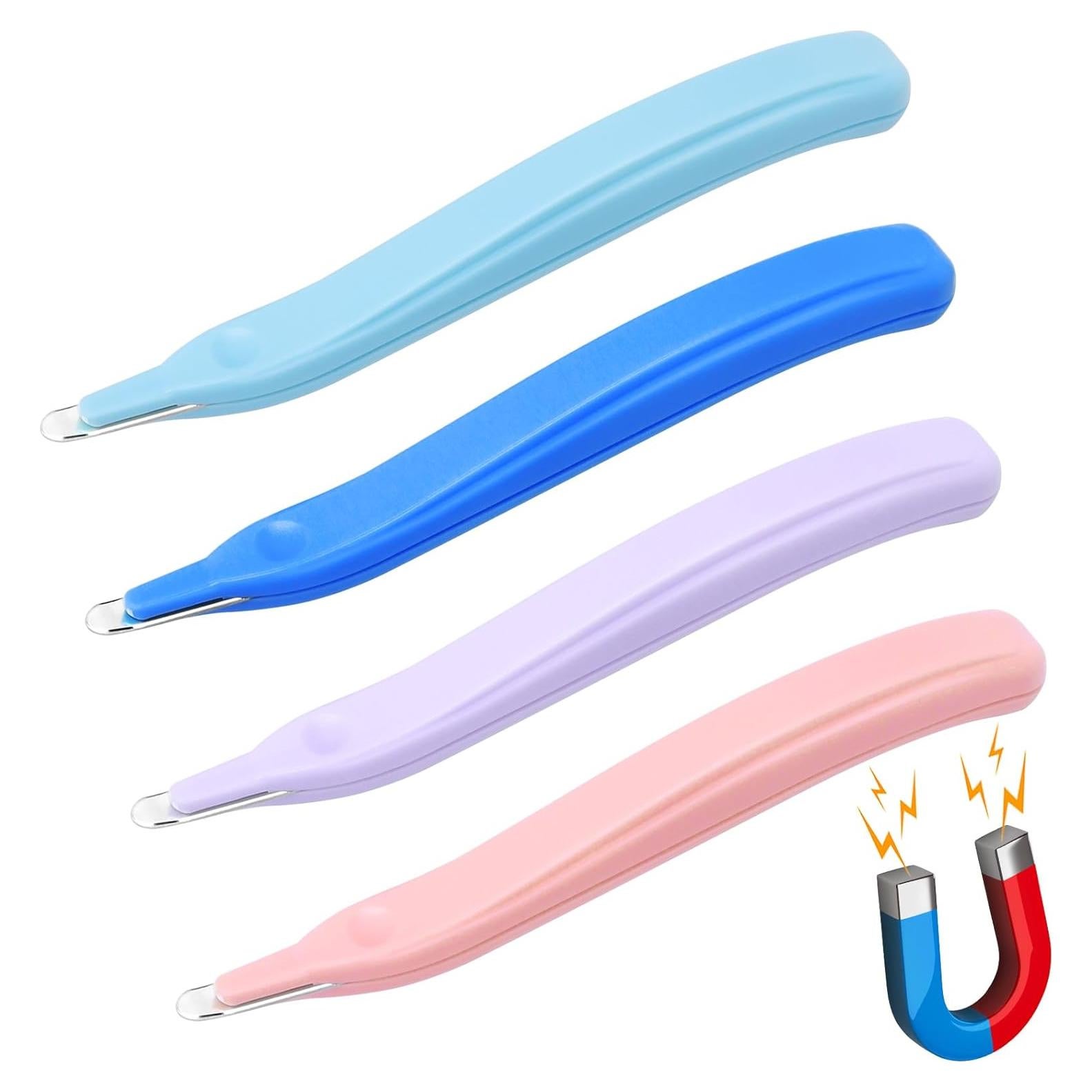 Paquete de 4 Quitapuntos Magnéticos MECHEER Multicolor