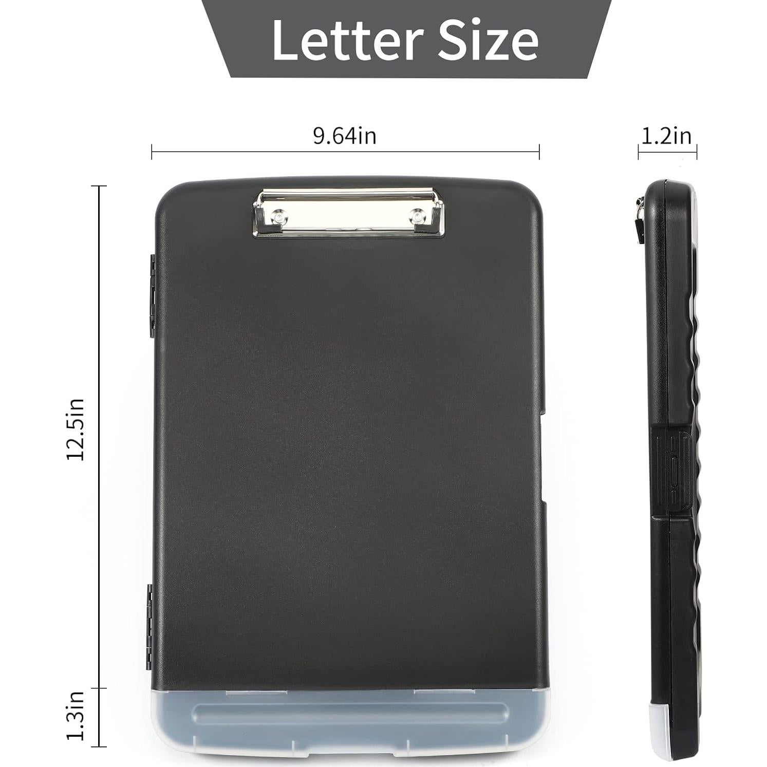 Portapapeles de Almacenamiento YEAHVIY Negro 35.1x24.5 cm