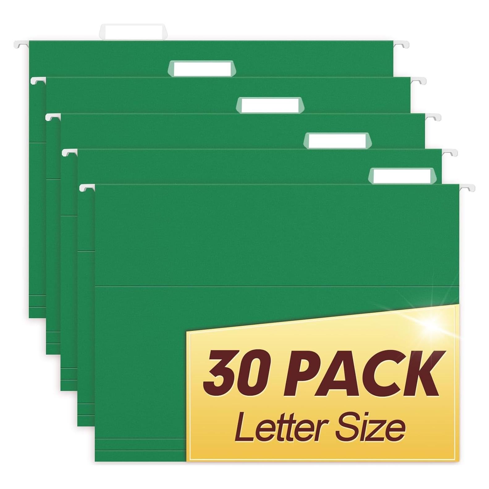 Carpetas Colgantes HERKKA Verde Reforzadas 30 Unidades A4