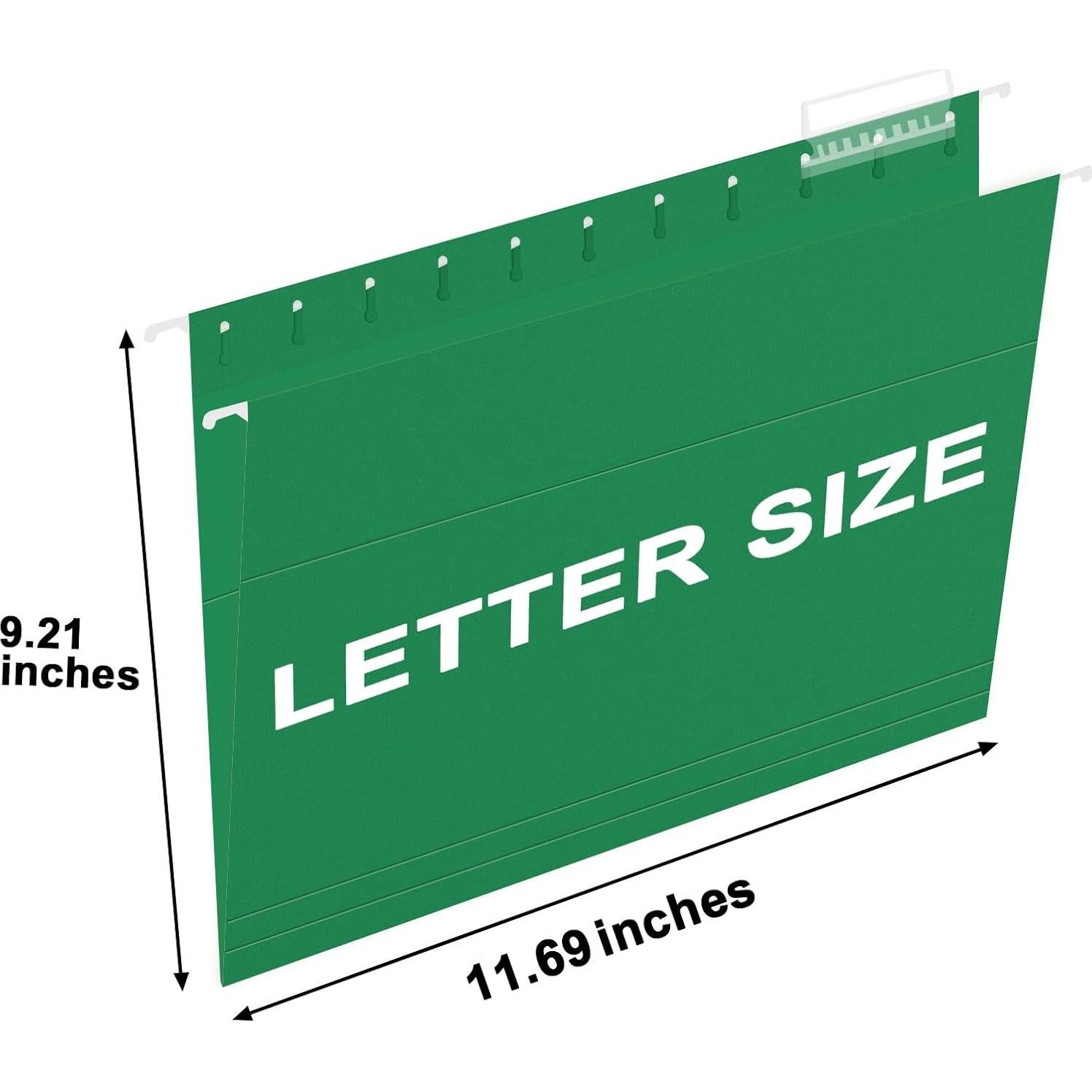 Carpetas Colgantes HERKKA Verde Reforzadas 30 Unidades A4